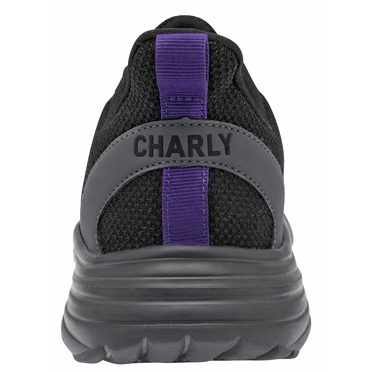 Tenis tipo deportivo  Exterior Textil Color Negro Con Gris Para Mujer De Charly