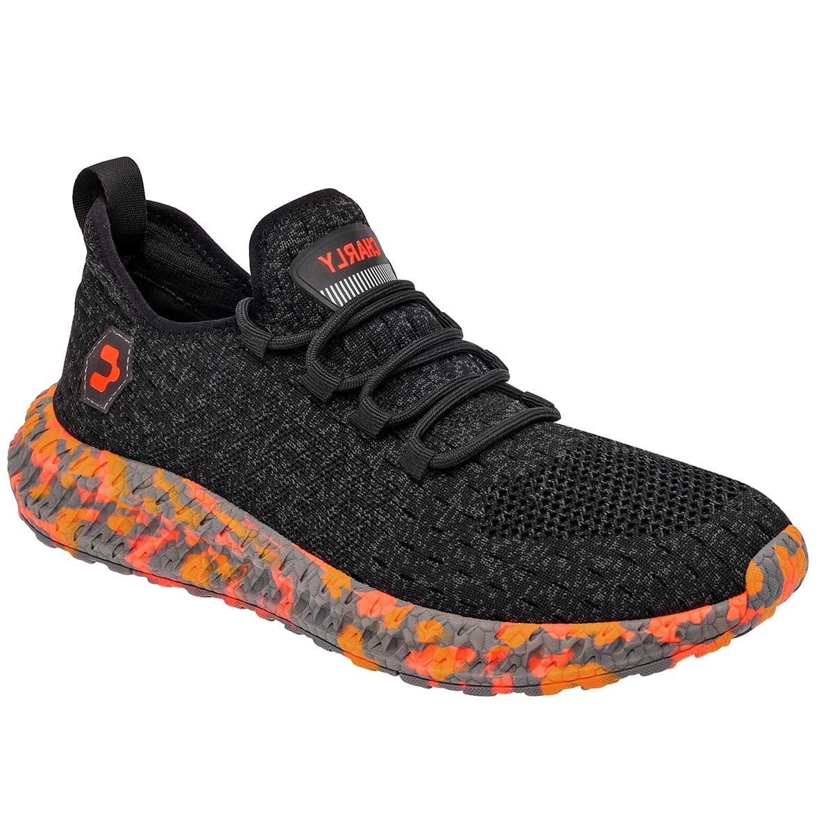 Tenis para Entrenamiento Exterior Textil Color Negro Para Hombre De Charly