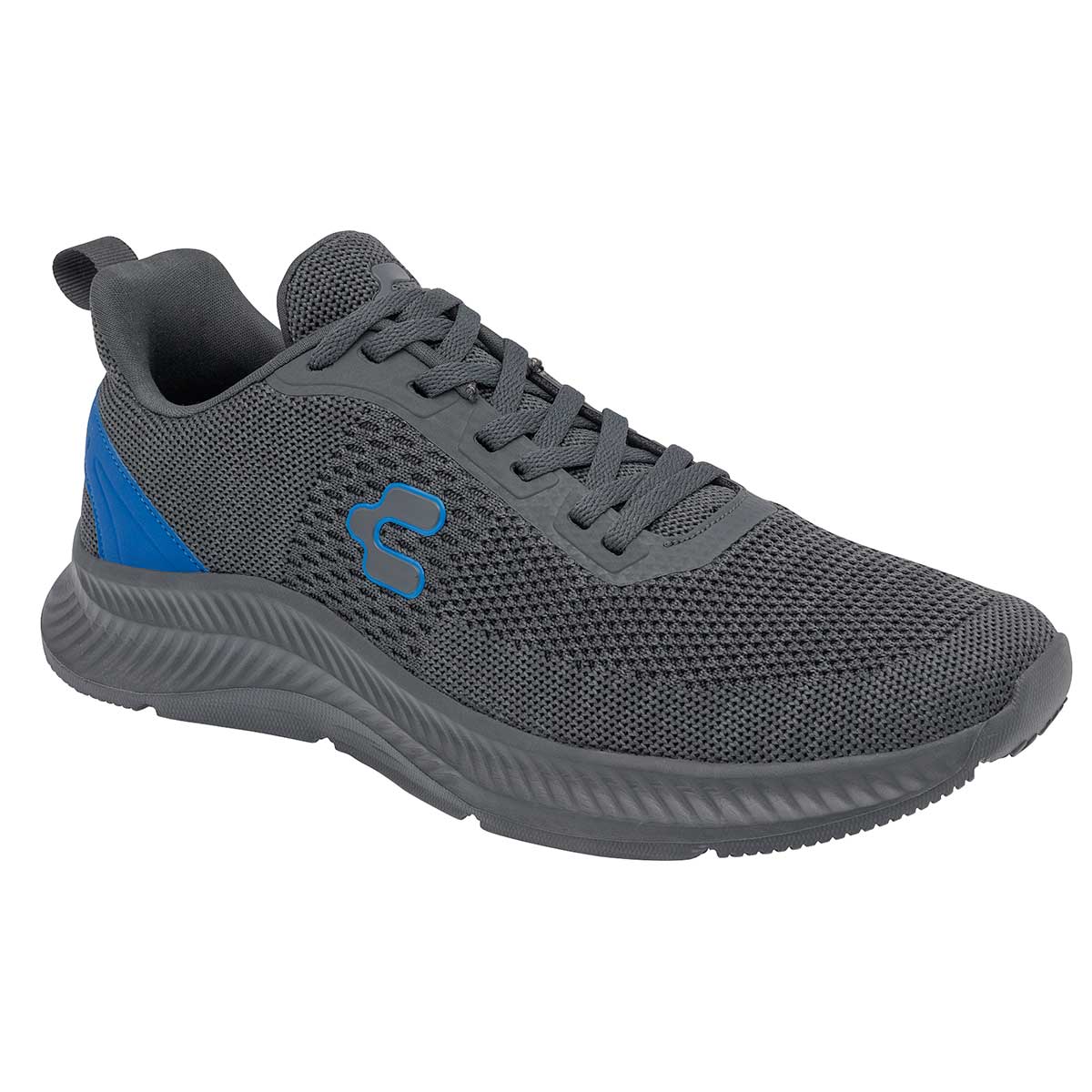 Tenis para Entrenamiento Exterior Textil Color Gris Para Hombre De Charly