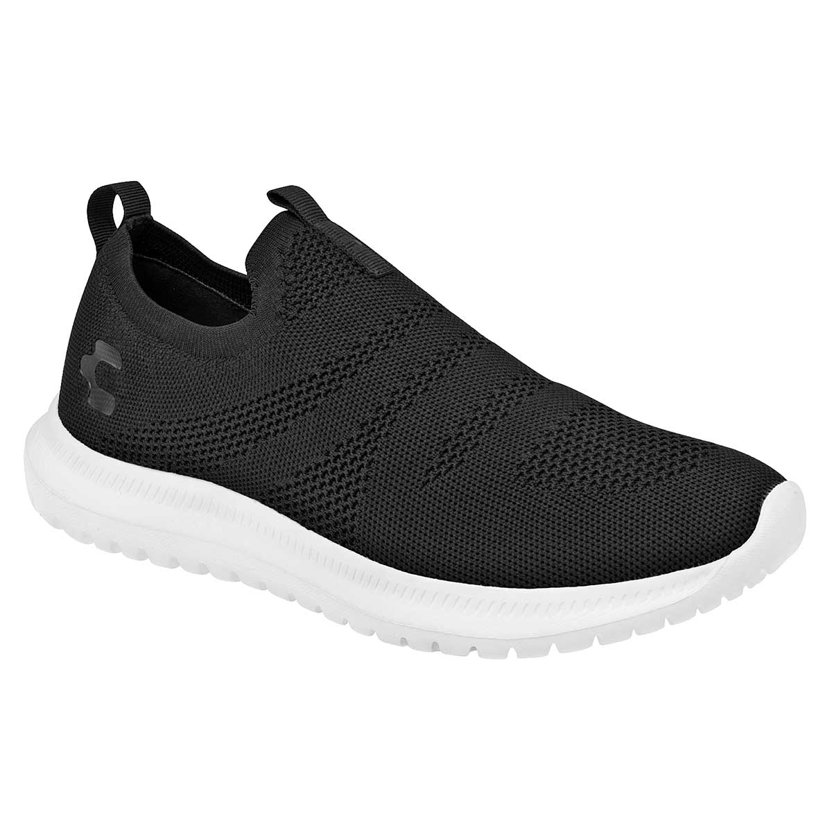 Tenis sin cordones Exterior Textil Color Negro Para Hombre De Charly