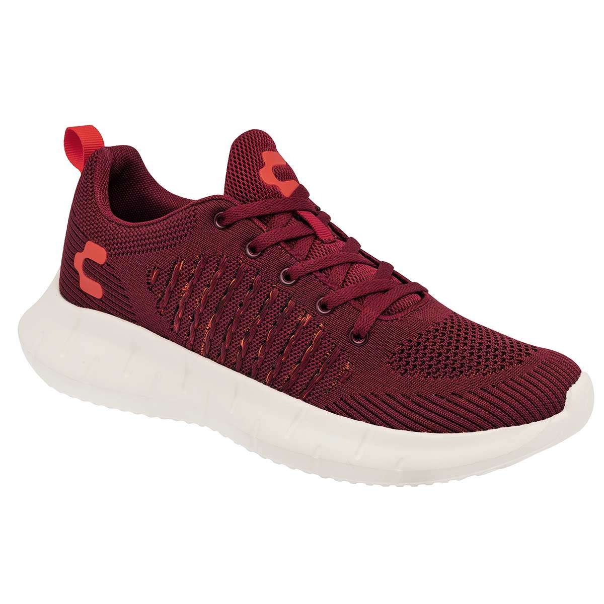 Tenis para Entrenamiento Exterior Textil Color Vino Para Hombre De Charly