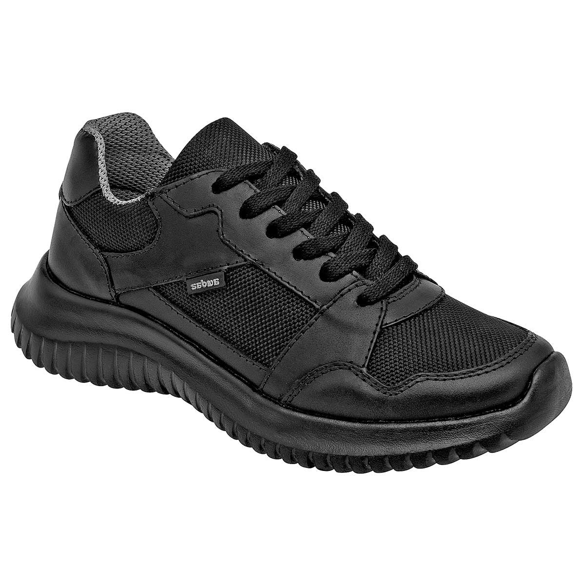 Tenis tipo deportivo Exterior Textil Color Negro Para Mujer De Audaz