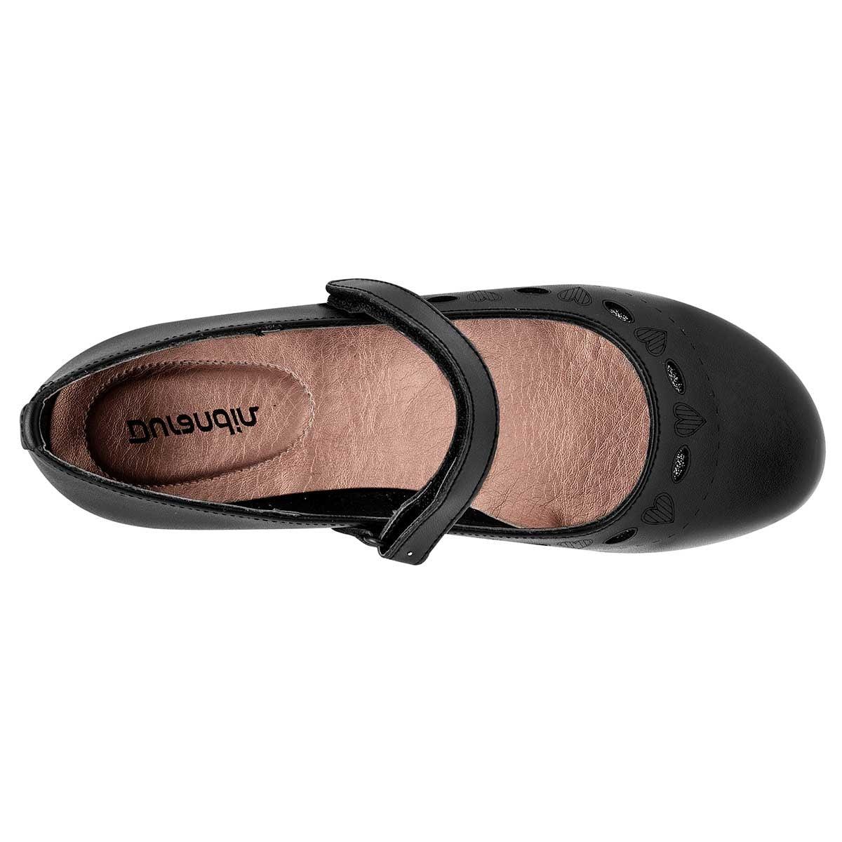Mary jane Exterior Piel sintética Color Negro Para Mujer De Durandin