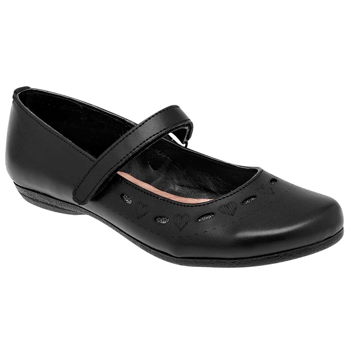 Zapato Mary Jane Exterior Piel sintética Color Negro Para Mujer De Durandin