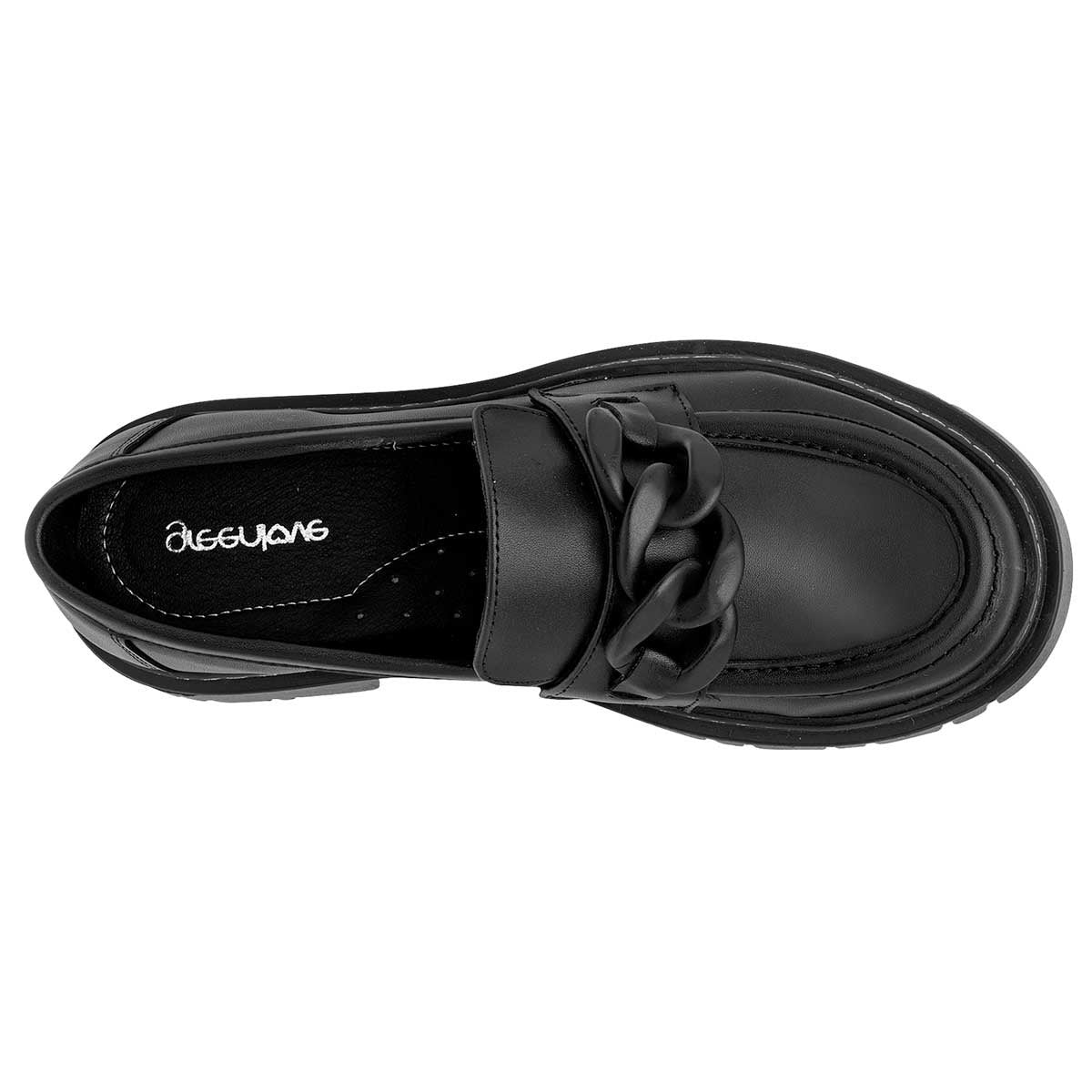 Mocasines Exterior Sintético Color Negro Para Mujer De Green Love