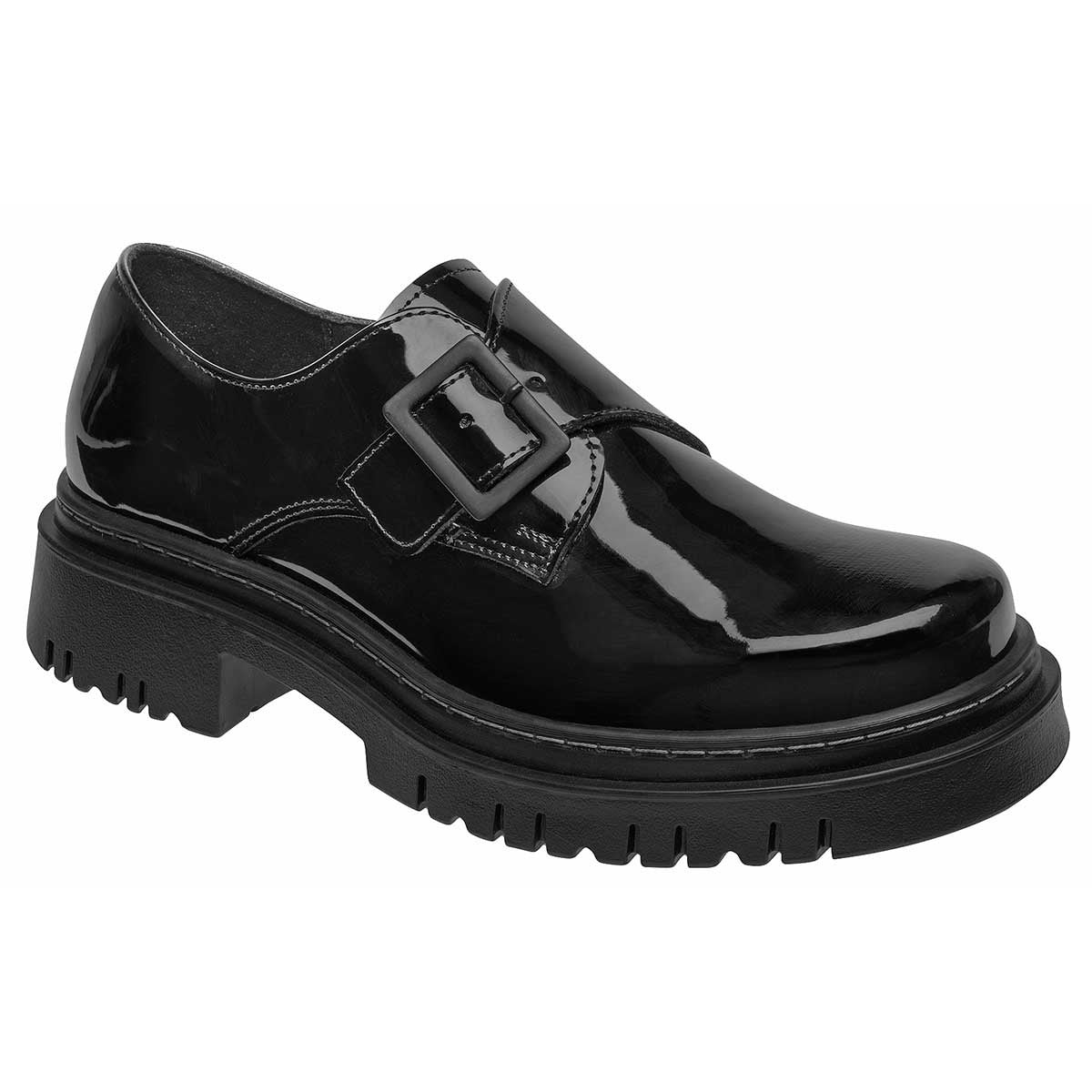 Mocasines Exterior Piel sintética Color Negro De Charol Para Mujer De Green Love
