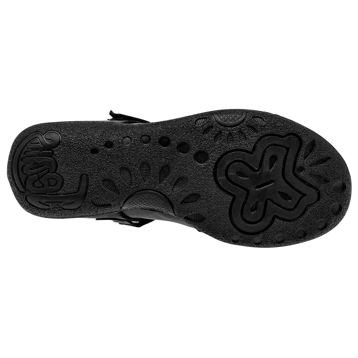 Mary jane Exterior Piel Color Negro Para Mujer De Yuyin