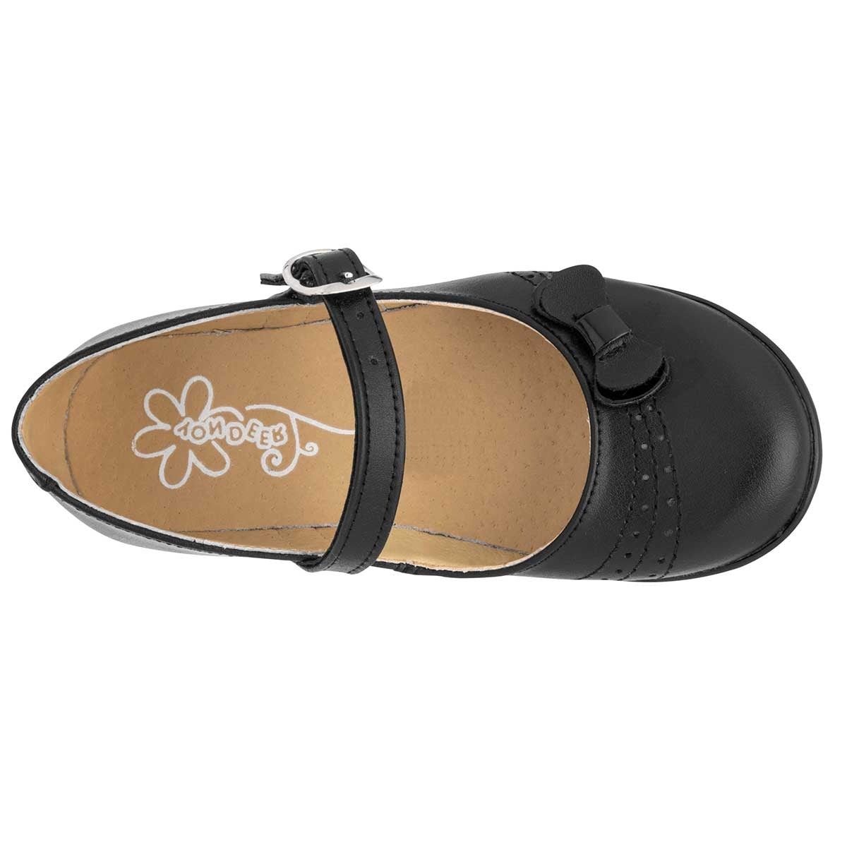 Zapato Mary Jane Exterior Piel Color Negro Para Mujer De Yondeer