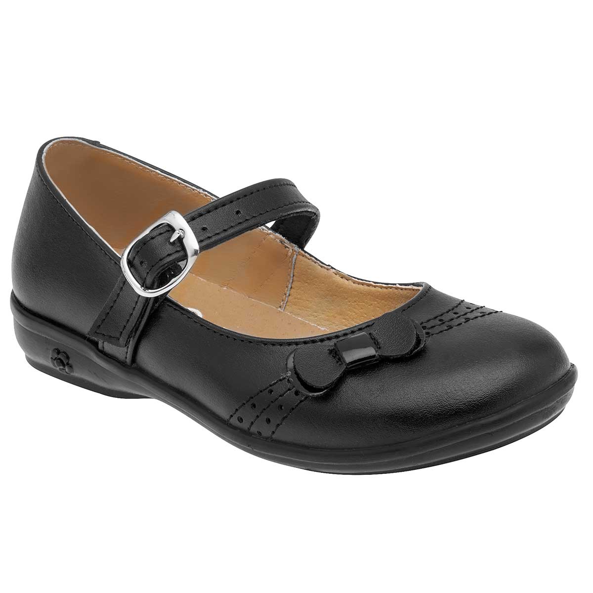 Zapato Mary Jane Exterior Piel Color Negro Para Mujer De Yondeer