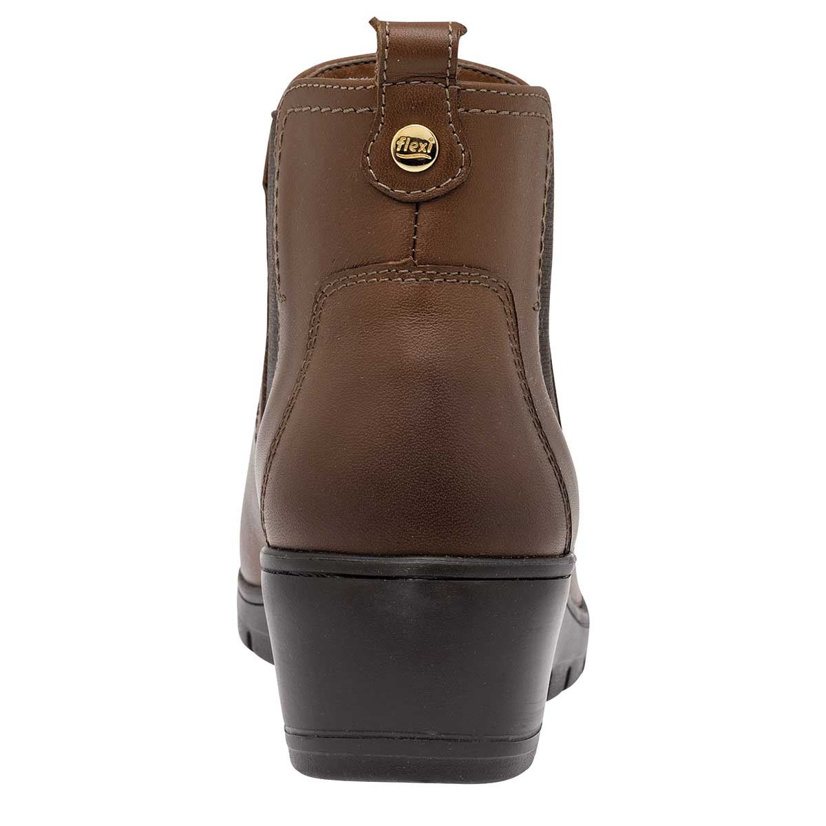 Botas casuales Exterior Piel Color Café Para Mujer De Flexi