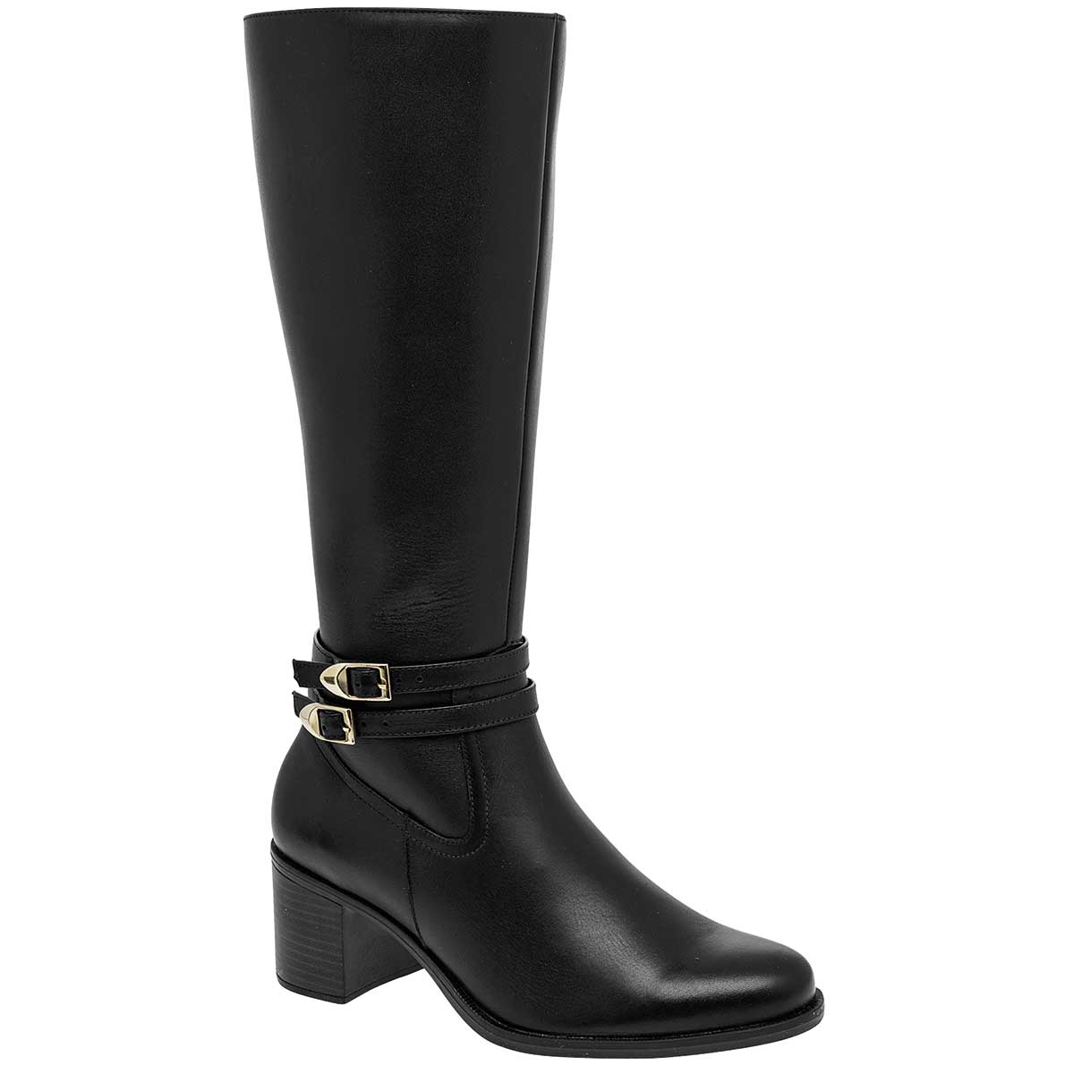 Botas altas Exterior Piel Color Negro Para Mujer De Flexi