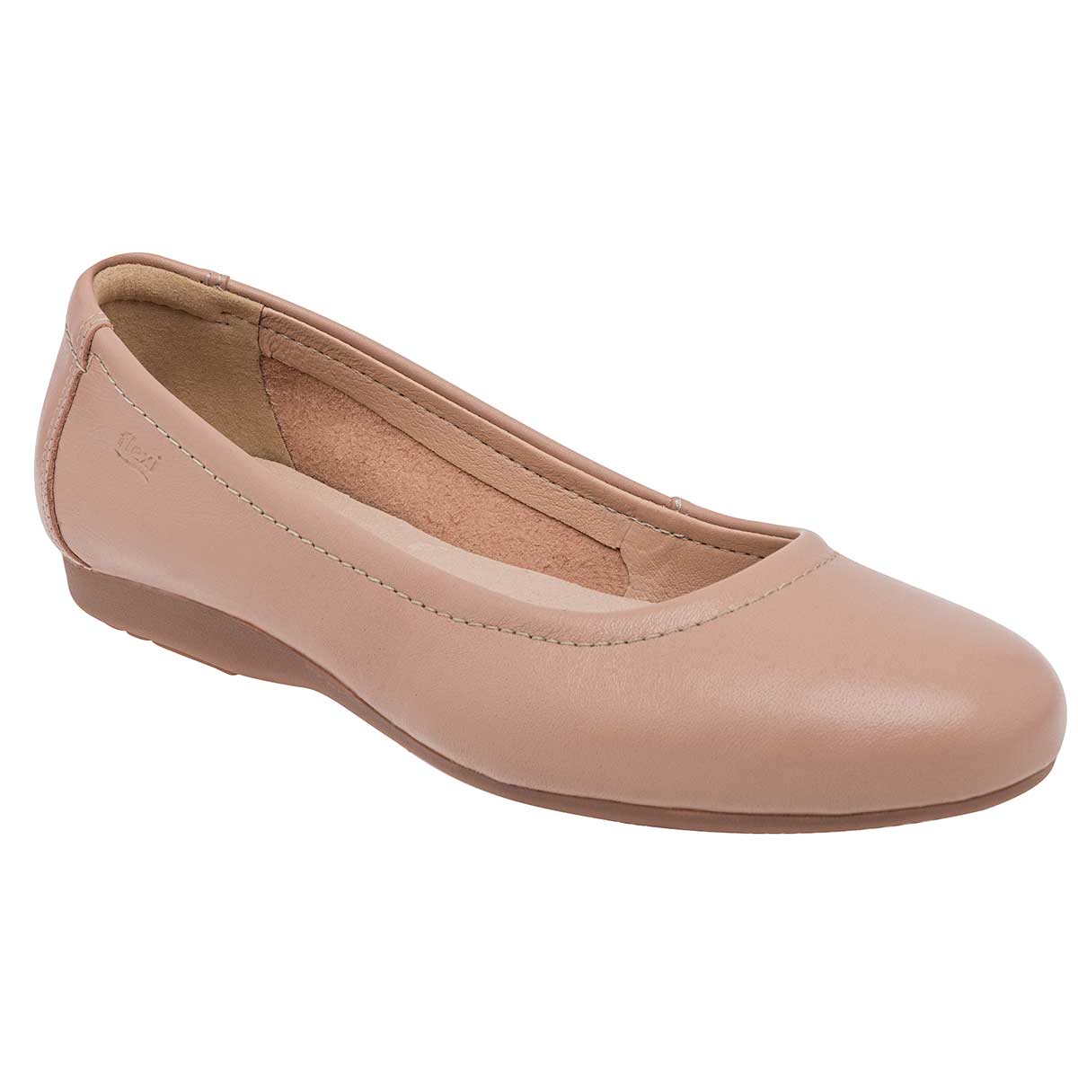 Flats clásicas Exterior Piel Color Rosa Para Mujer De Flexi