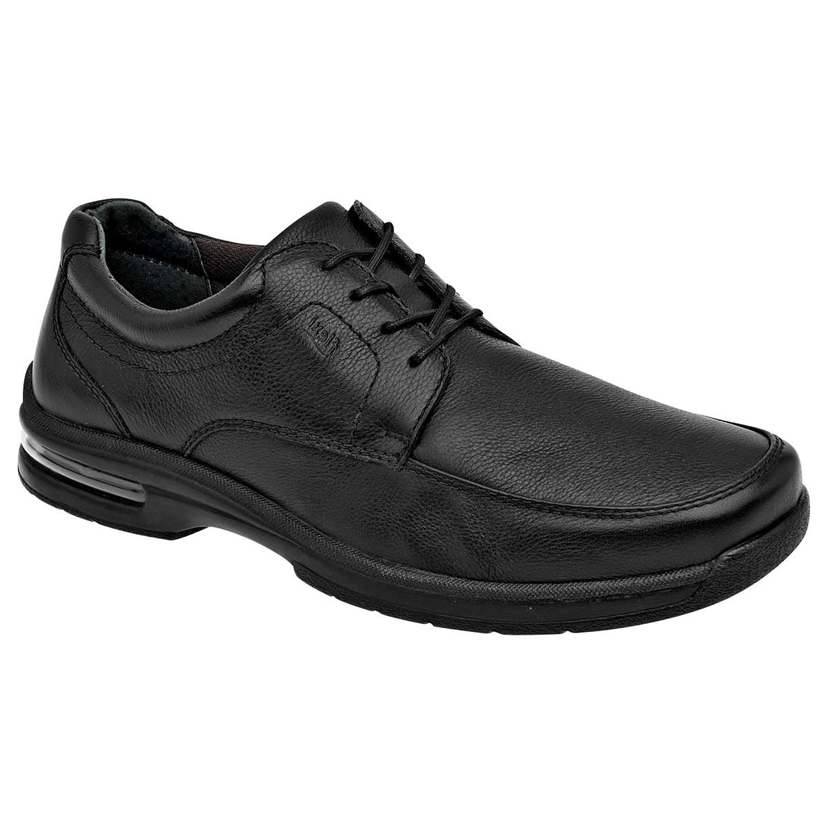 Zapato Zapato Confort Exterior Piel Color Negro Para Hombre De Flexi