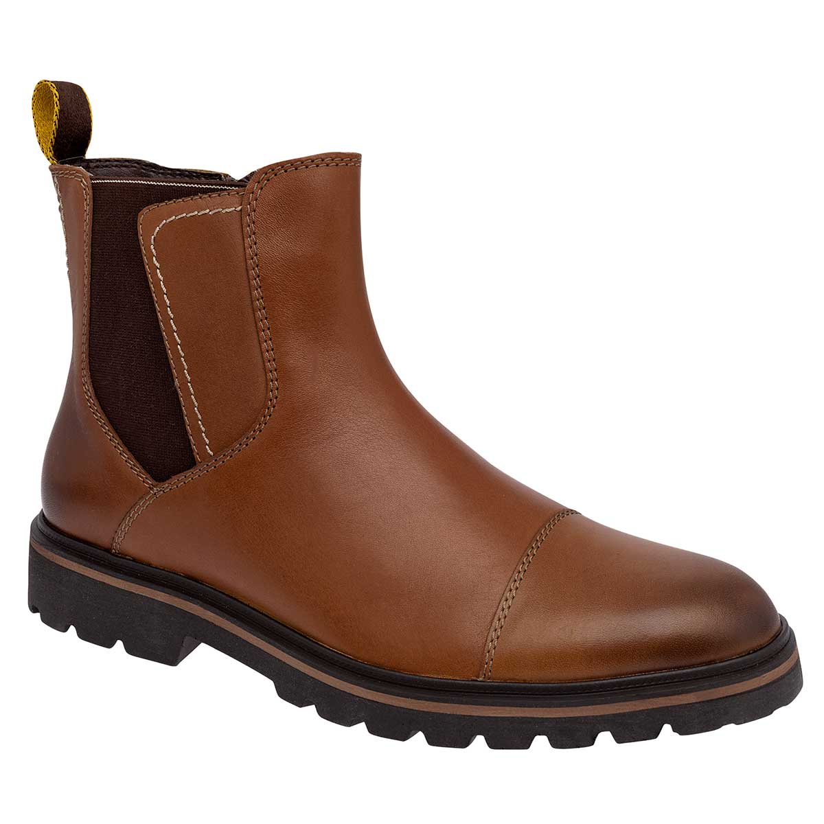 Botas casuales Exterior Piel Color Camel Para Hombre De Flexi