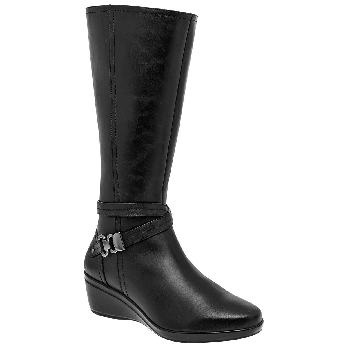 Botas altas Exterior Piel Color Negro Para Mujer De Flexi