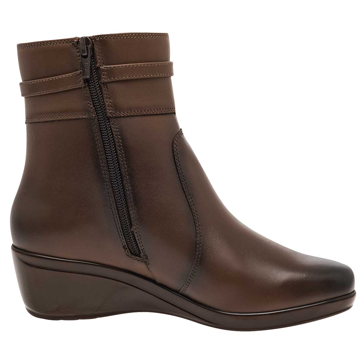 Botas casuales Exterior Piel Color Café Para Mujer De Flexi