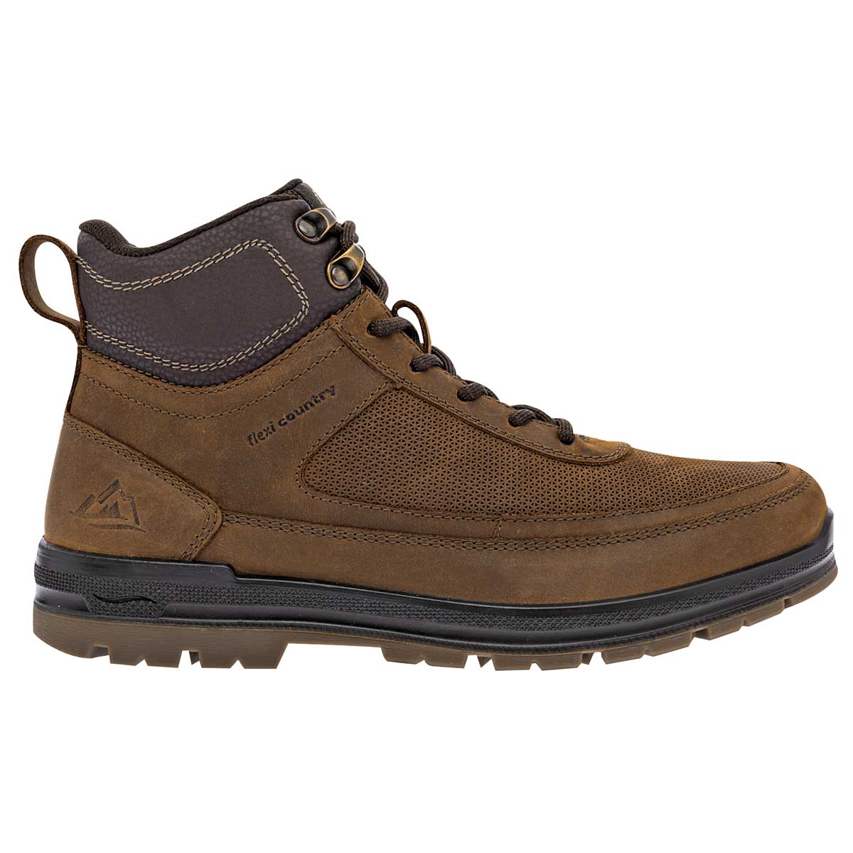 Botas de senderismo Exterior Piel Color Camel Con Café Para Hombre De Flexi