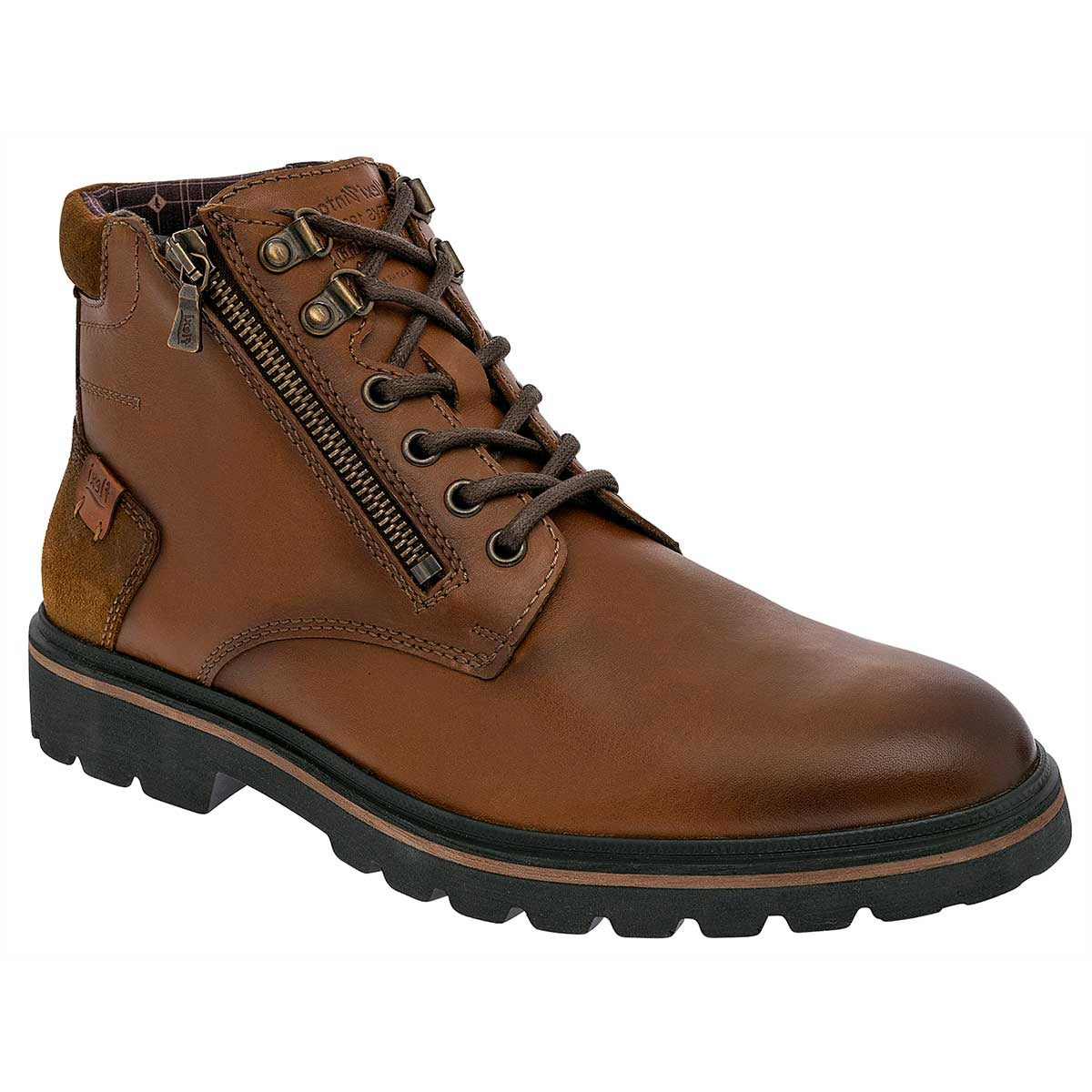 Botas casuales Exterior Piel Color Camel Para Hombre De Flexi