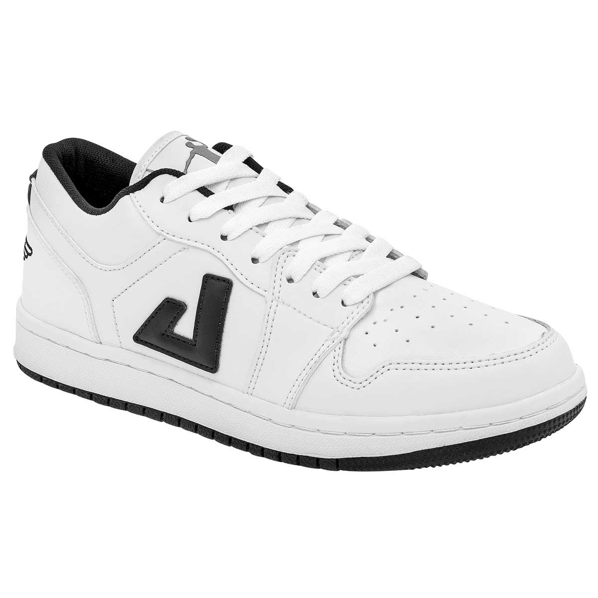 Tenis tipo deportivo Exterior Piel sintética Color Blanco Negro Para Mujer De Apoort