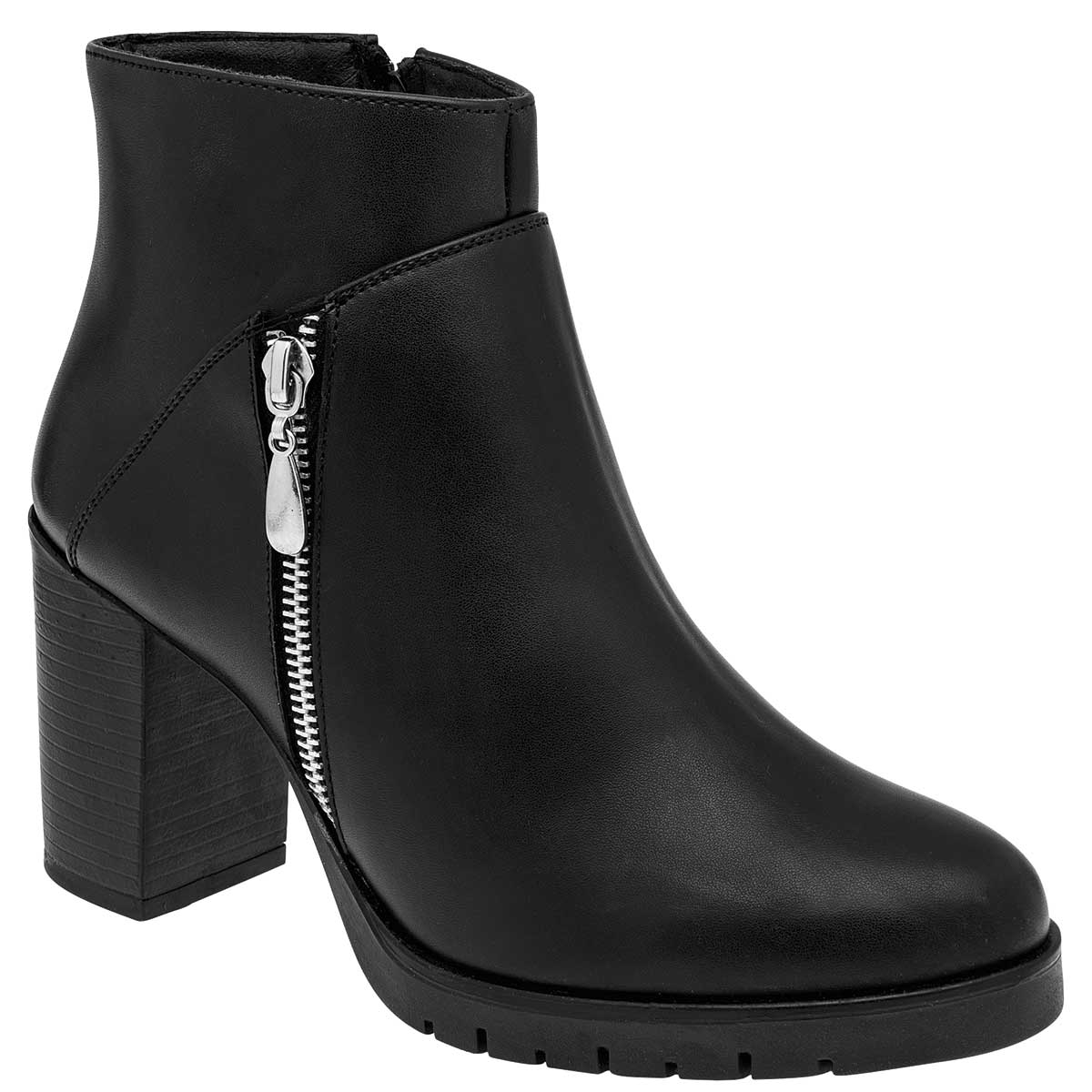 Botín con tacón Exterior Sintético Color Negro Para Mujer De RBCOLLECTION