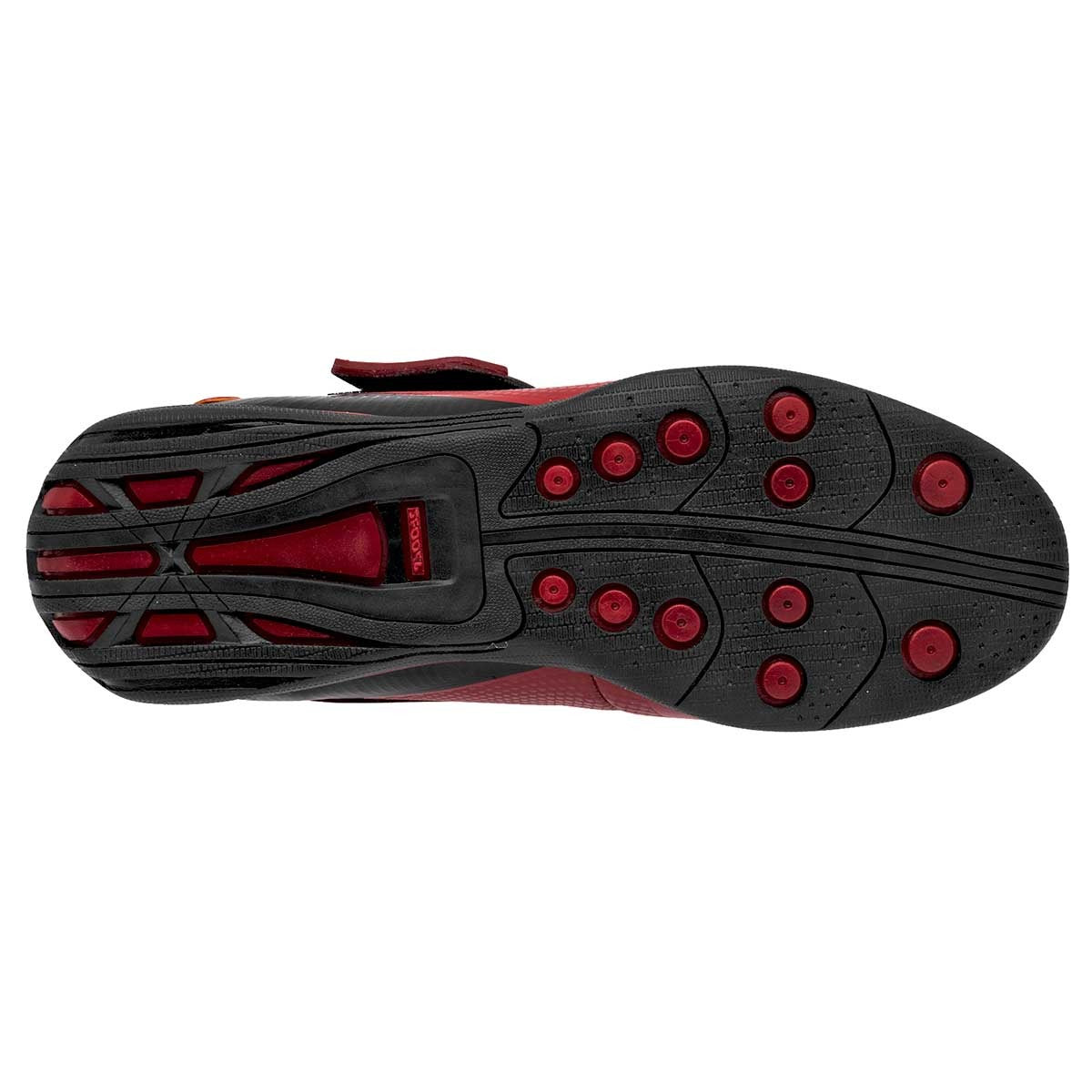 Tenis para Entrenamiento Exterior Piel sintética Color Rojo Con Negro Para Mujer De Apoort