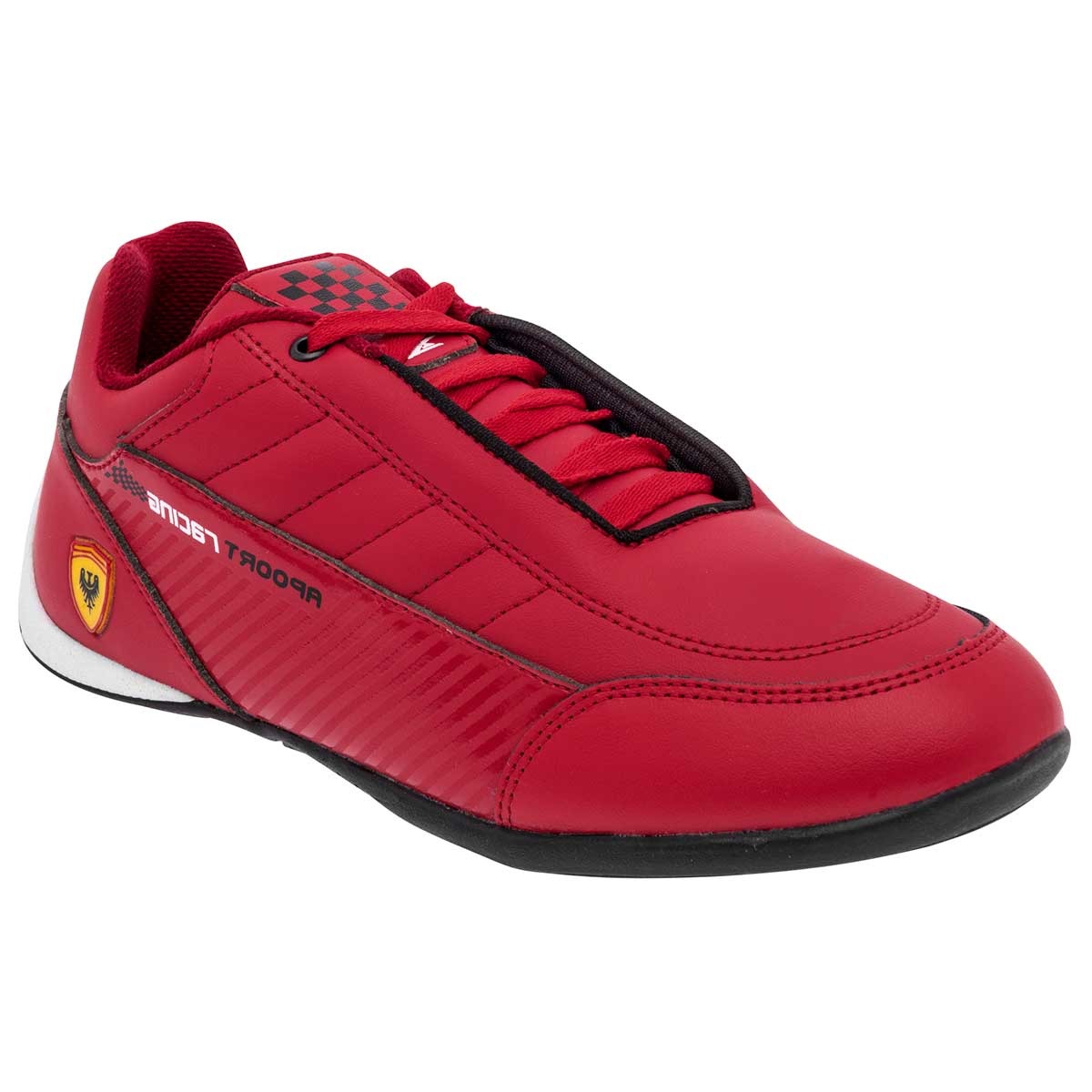 Tenis tipo deportivo Exterior Piel sintética Color Rojo Para Mujer De Apoort