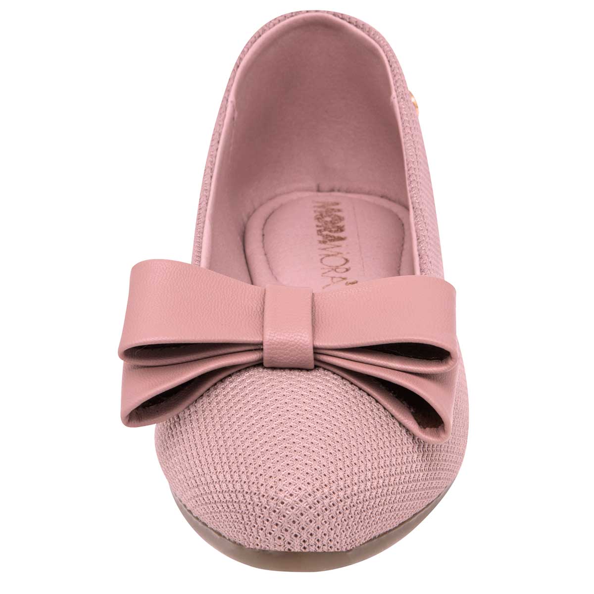 Flats puntales Exterior Textil Color Rosa Para Mujer De Moramora