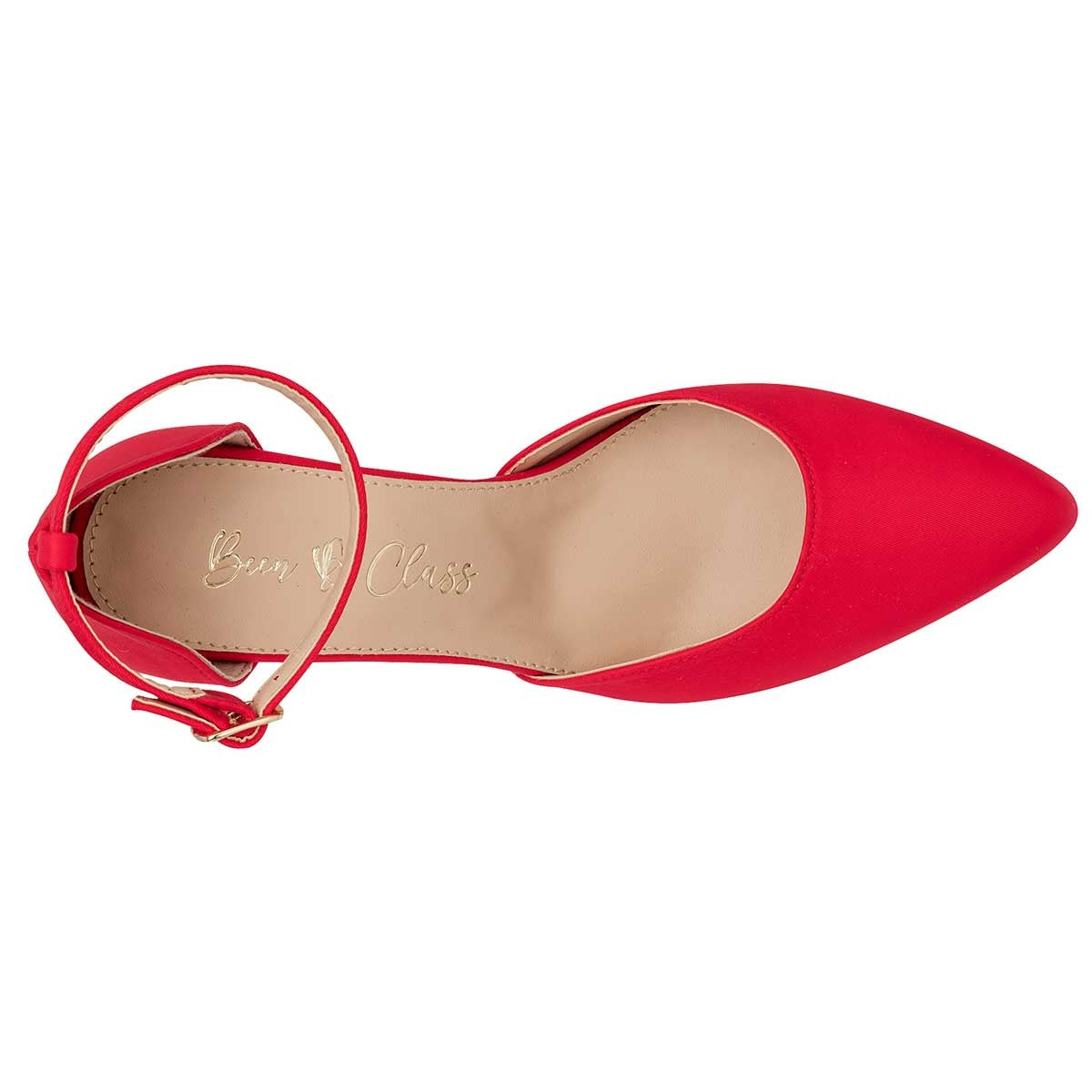 Zapatillas Exterior Textil Color Rojo Para Mujer De Been Class