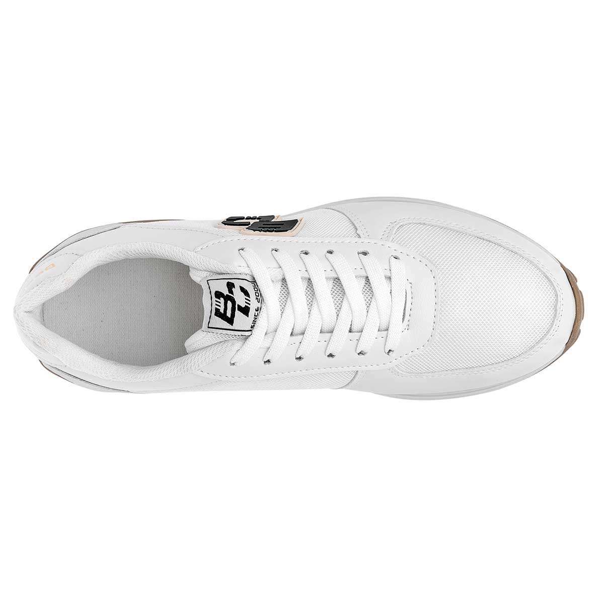 Tenis tipo deportivo Exterior Piel sintética Color Blanco Para Mujer De Been Class