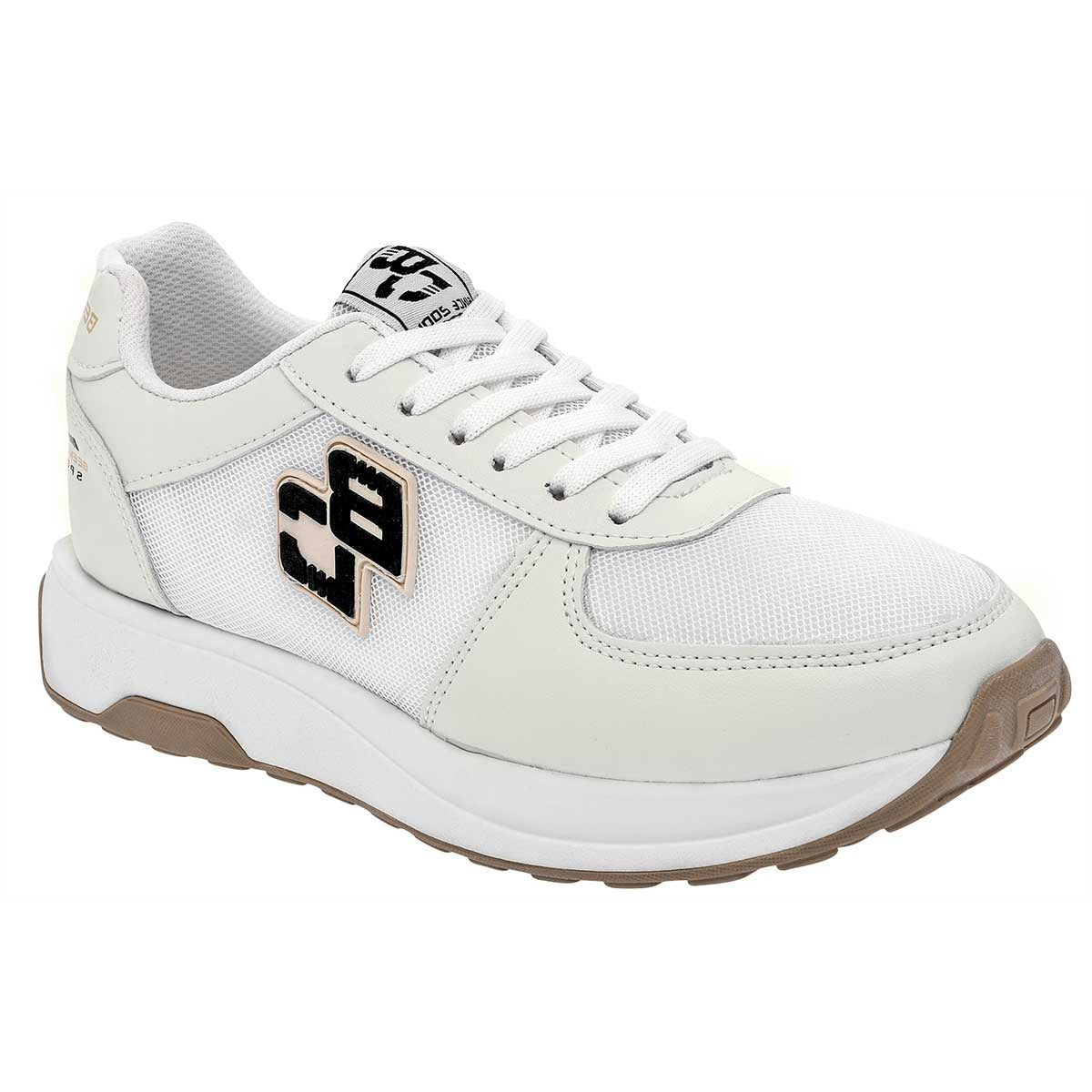 Tenis tipo deportivo Exterior Piel sintética Color Blanco Para Mujer De Been Class