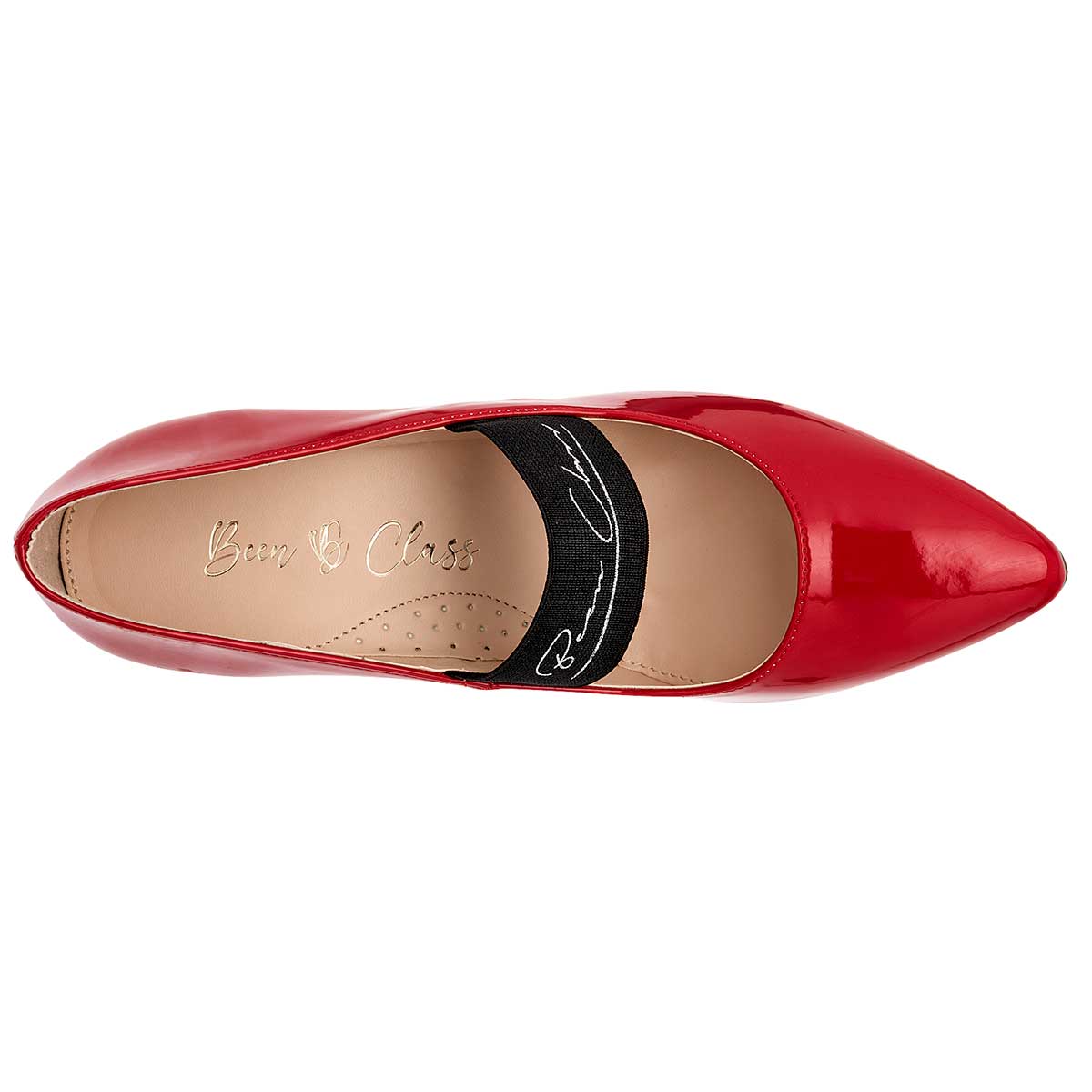 Zapatillas Exterior Sintético Color Rojo De Charol Para Mujer De Been Class