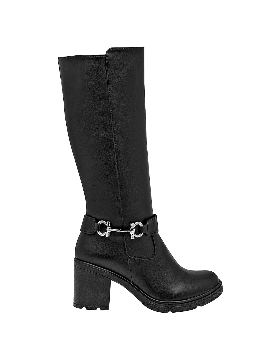 Botas altas Exterior Textil Color Negro Para Mujer De RBCOLLECTION