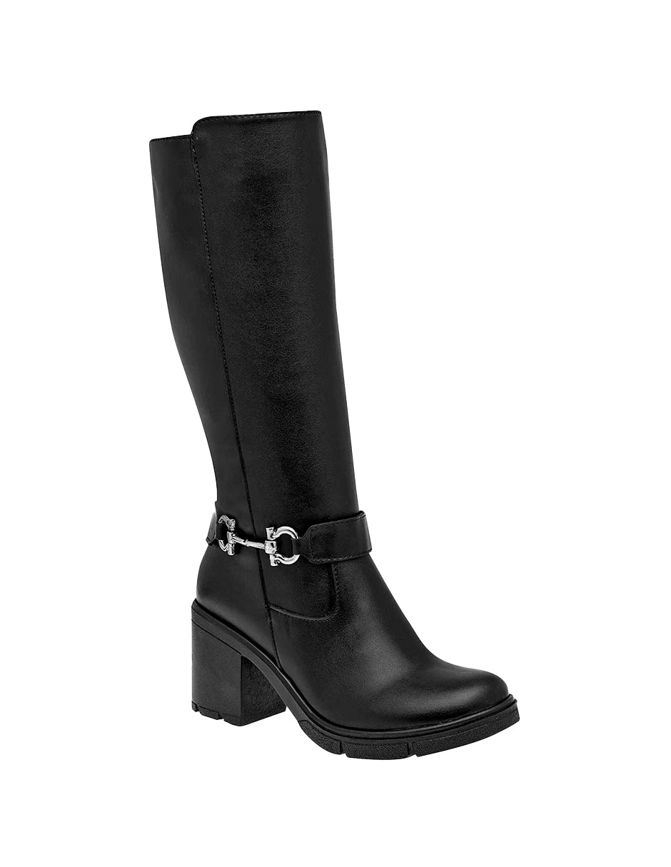 Botas altas Exterior Textil Color Negro Para Mujer De RBCOLLECTION