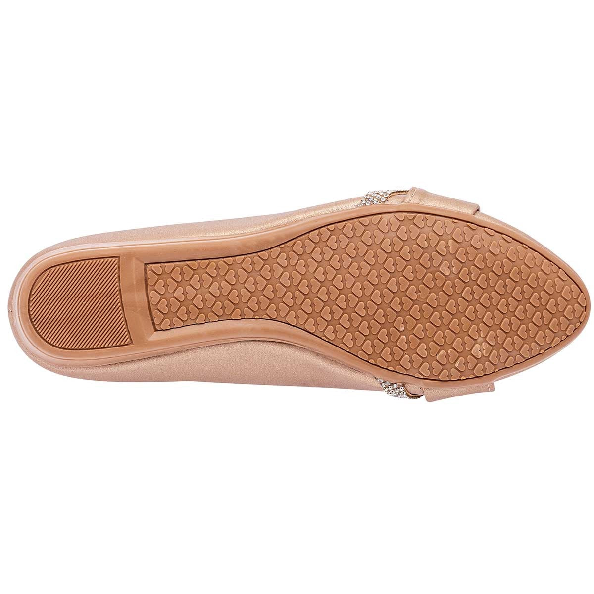 Flats puntales Exterior Piel sintética Color Café Para Mujer De Clasben