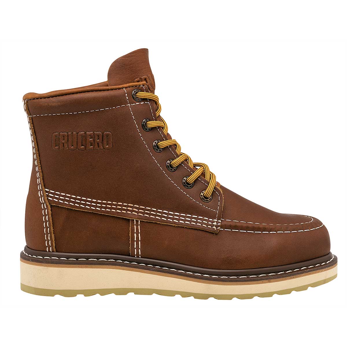 Botas industriales Exterior Piel Color Camel Para Hombre De RBCOLLECTION