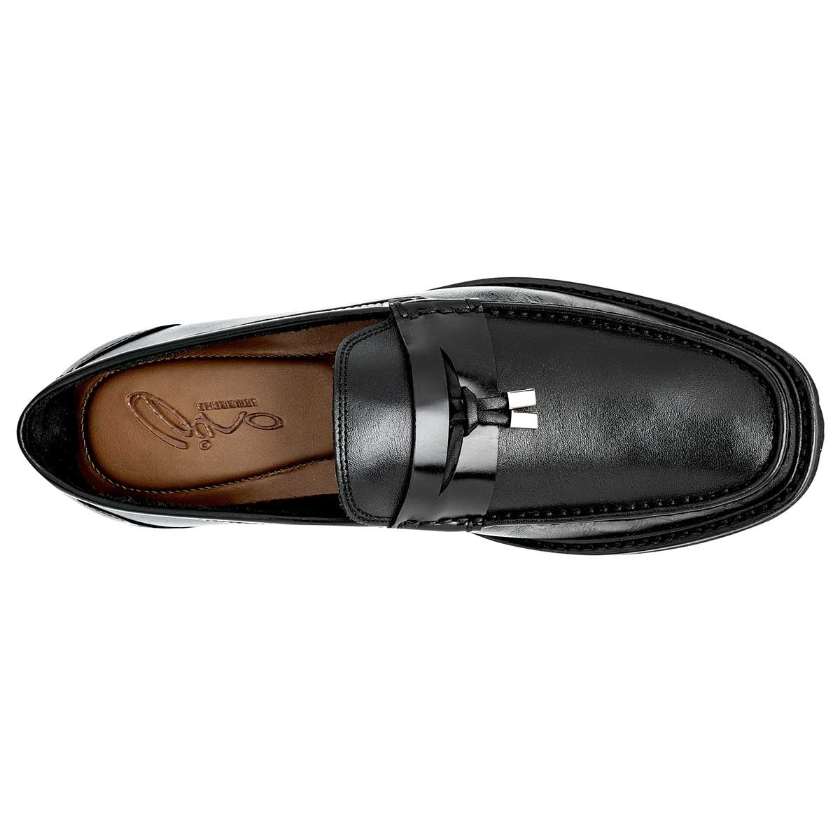 Mocasines Exterior Piel Color Negro Para Hombre De Gino Cherruti