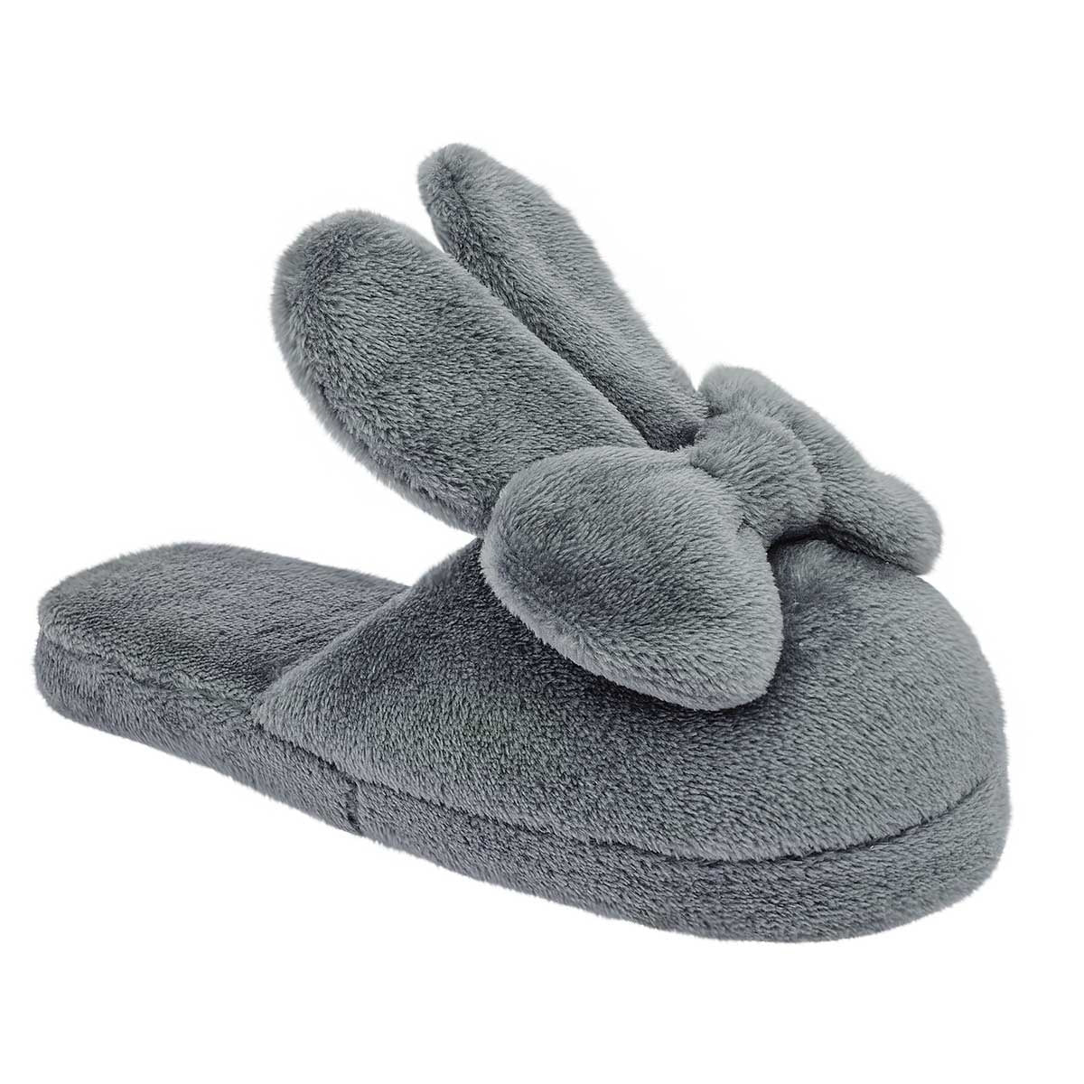 Pantuflas Exterior Textil Color Gris Para Mujer  De RBCOLLECTION