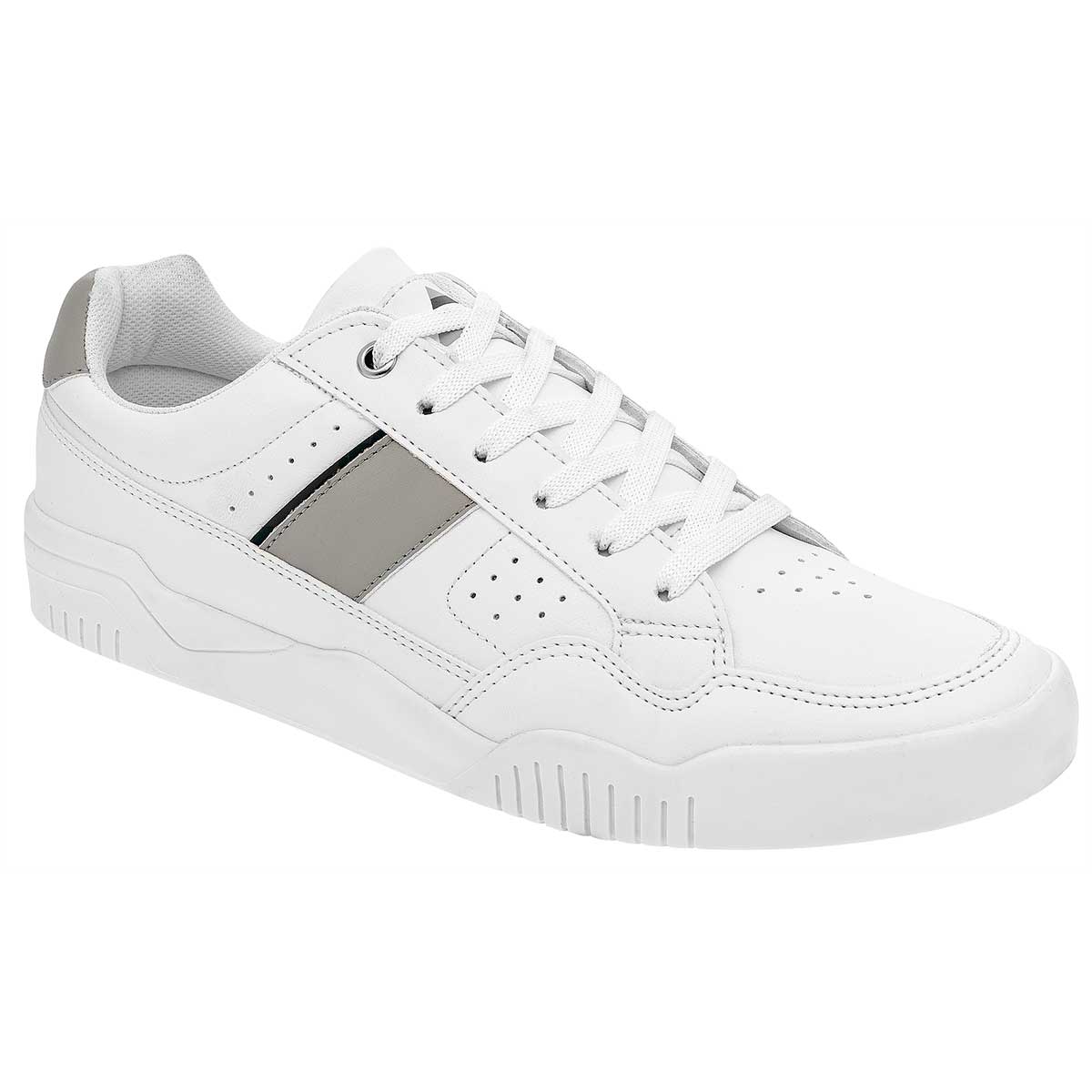 Tenis con Cordones Exterior Piel Sintética Color Blanco Para Hombre De Killer's