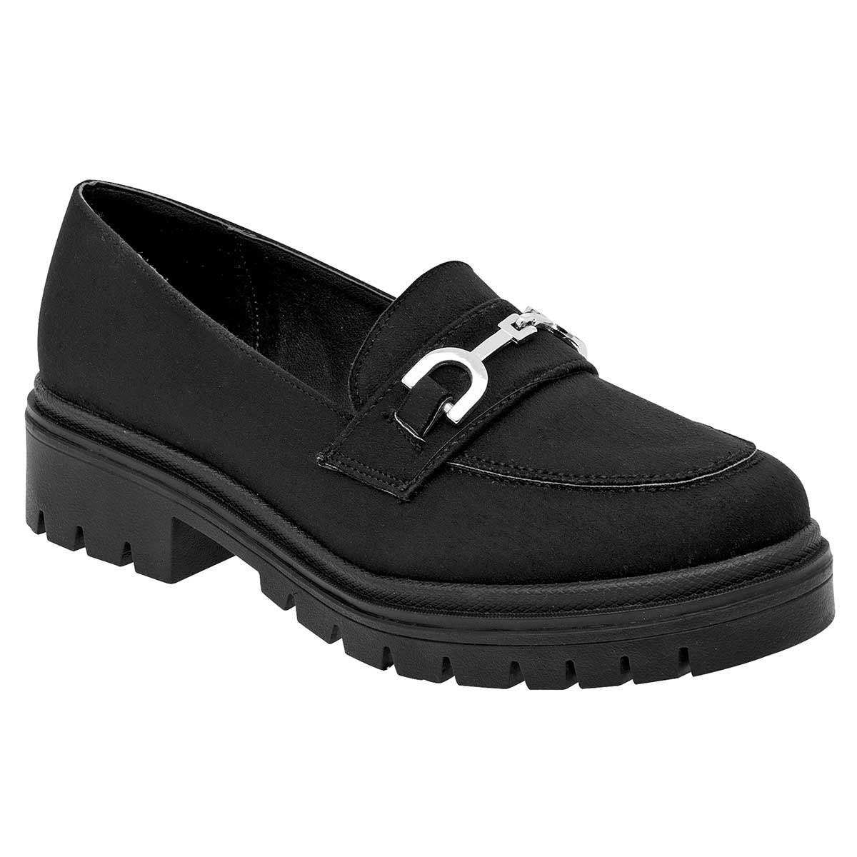 Mocasines Exterior Textil Color Negro Para Mujer De Lady One