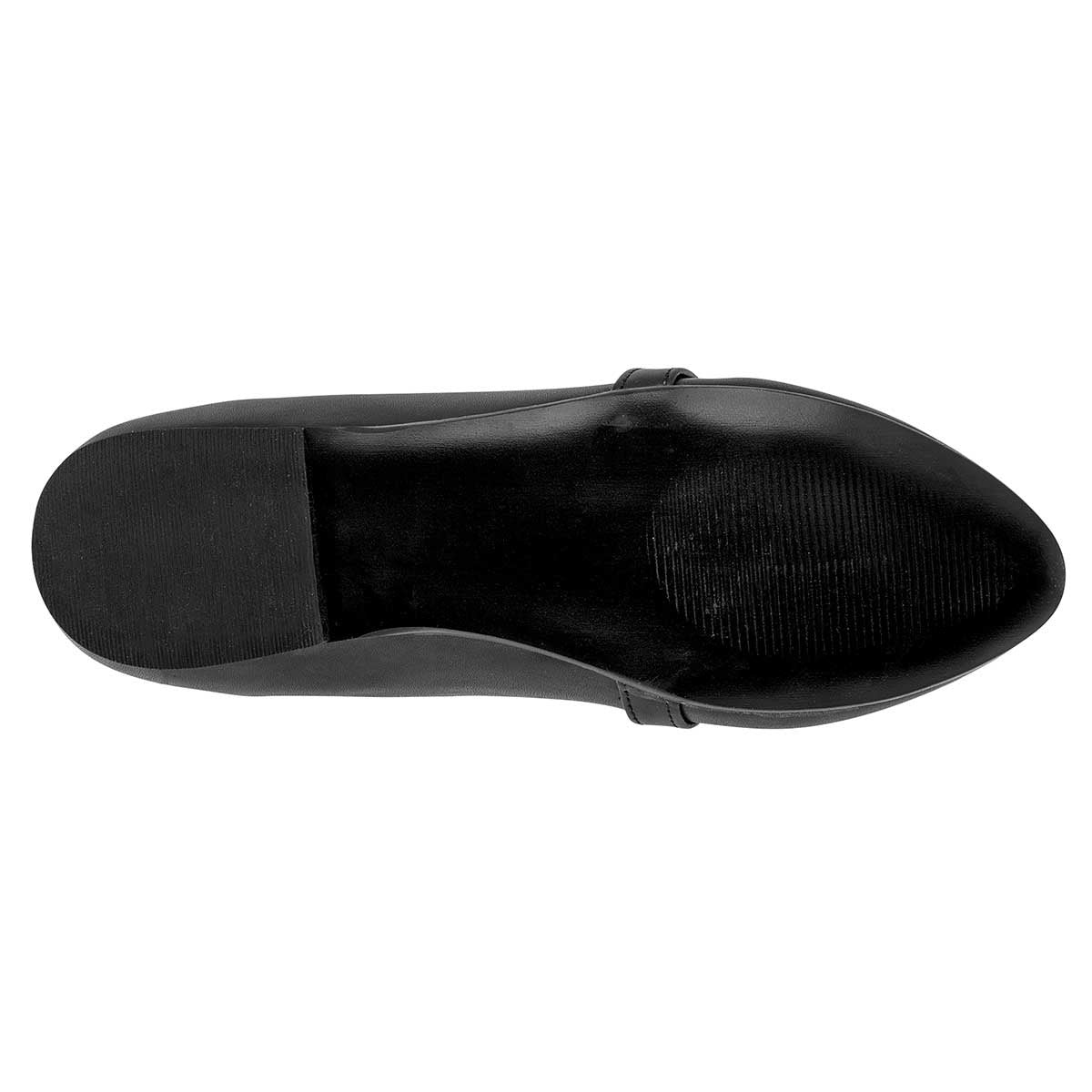 Flats puntales Exterior Piel sintética Color Negro Para Mujer De Lady One