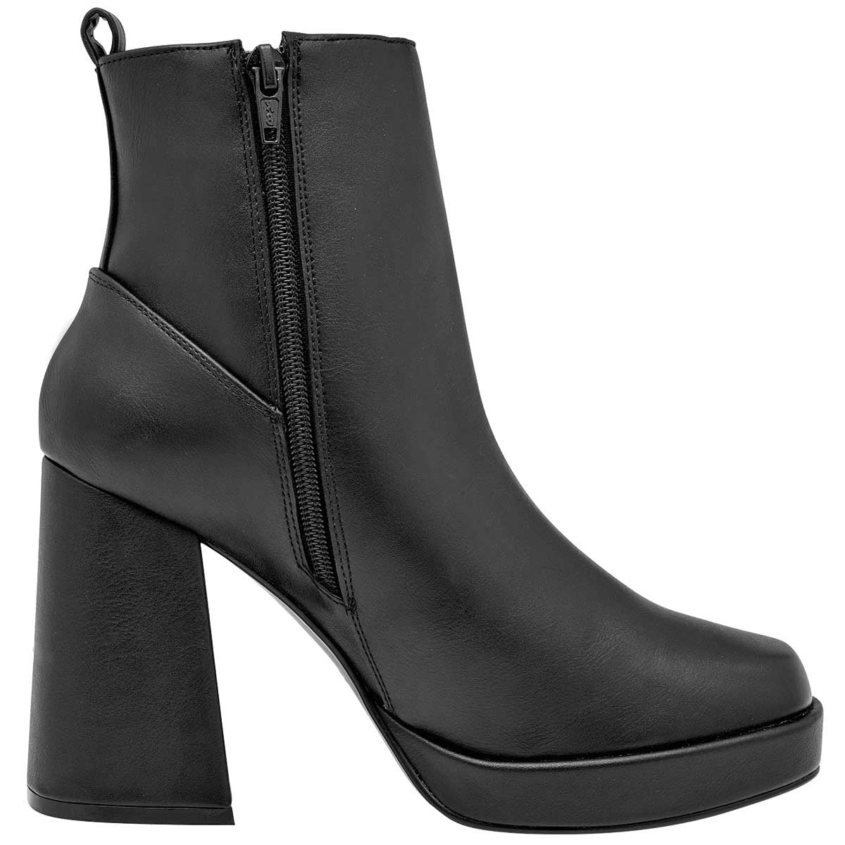 Botín con tacón Exterior Sintético Color Negro Para Mujer De Lady Paulina