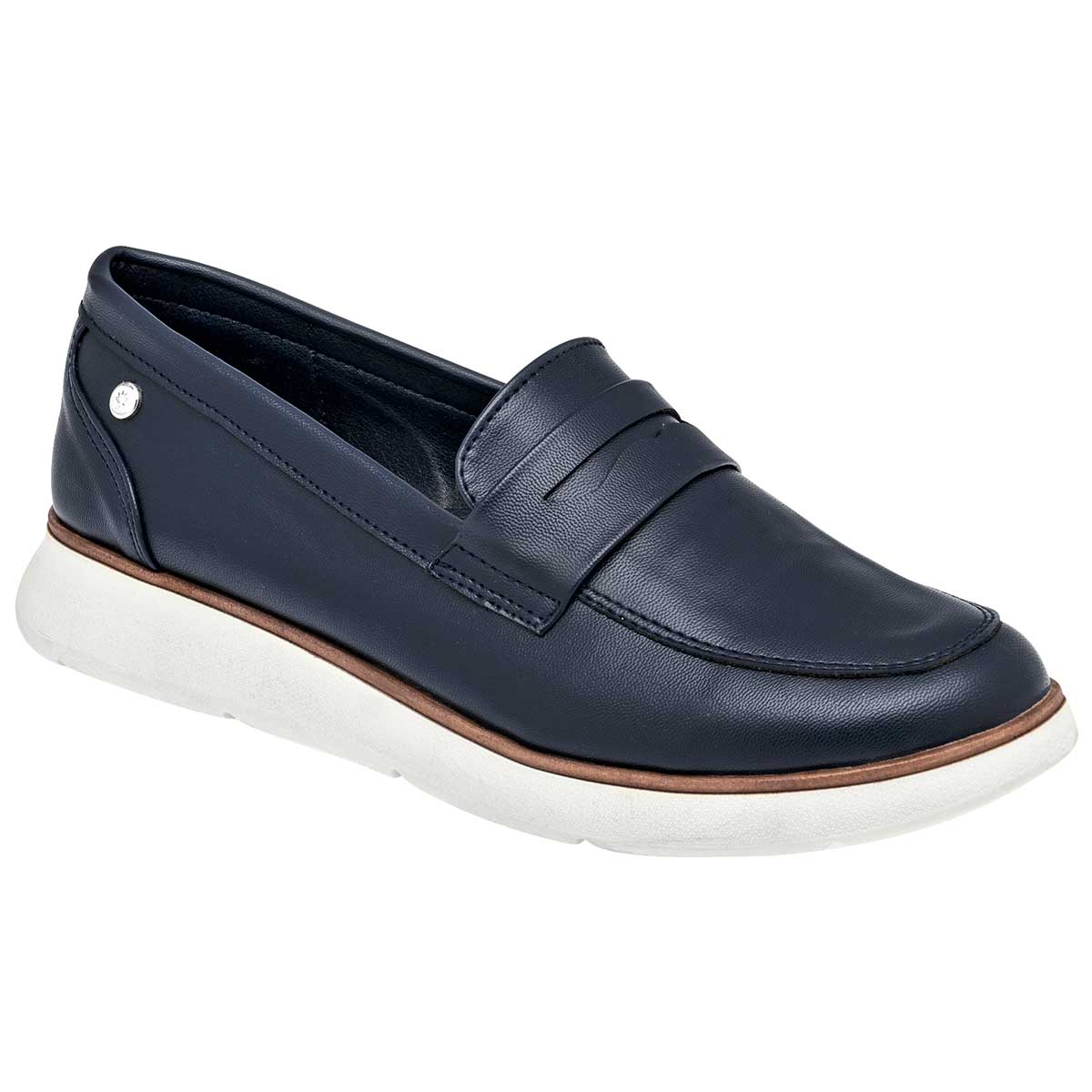 Mocasines Exterior Sintético Color Marino Para Mujer De Mora Zapato Conforf