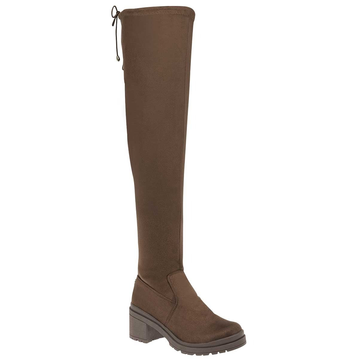 Botas altas Exterior Textil Color Café Para Mujer De Moramora