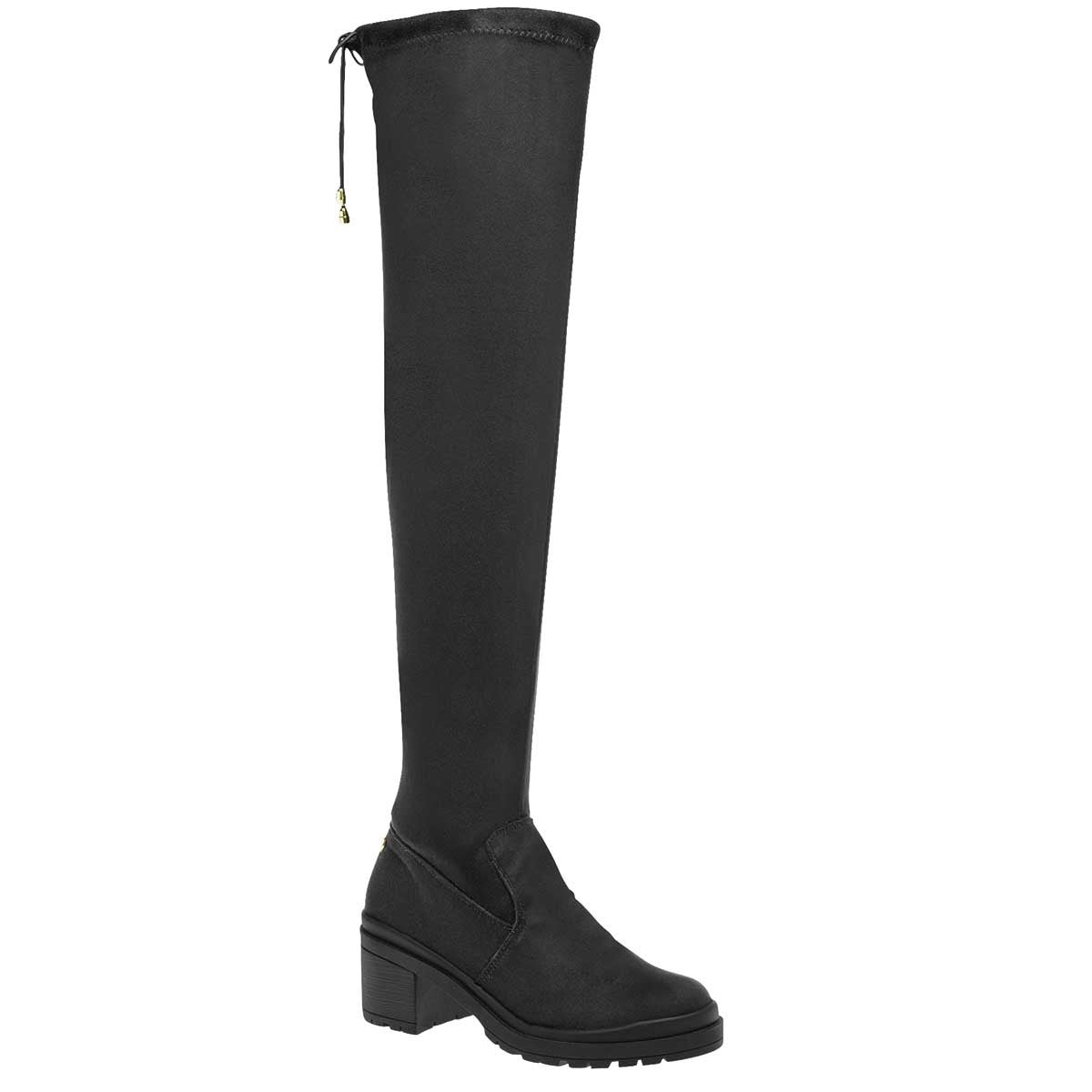 Botas altas Exterior Textil Color Negro Para Mujer De Moramora