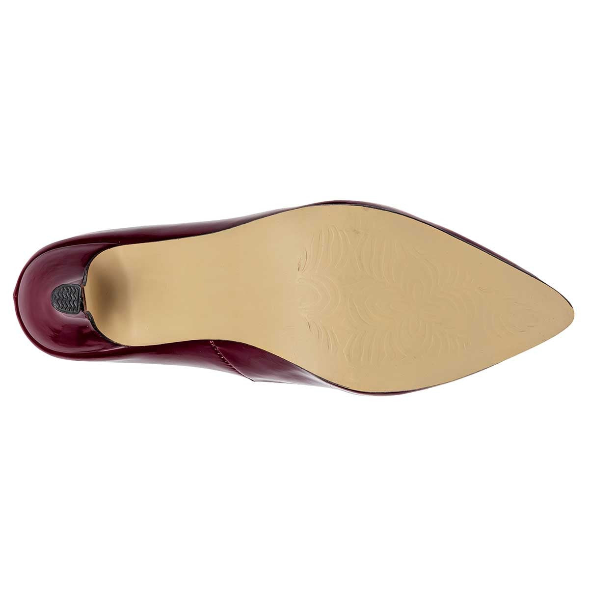 Zapatillas Exterior Sintético Color Vino Para Mujer De Moramora