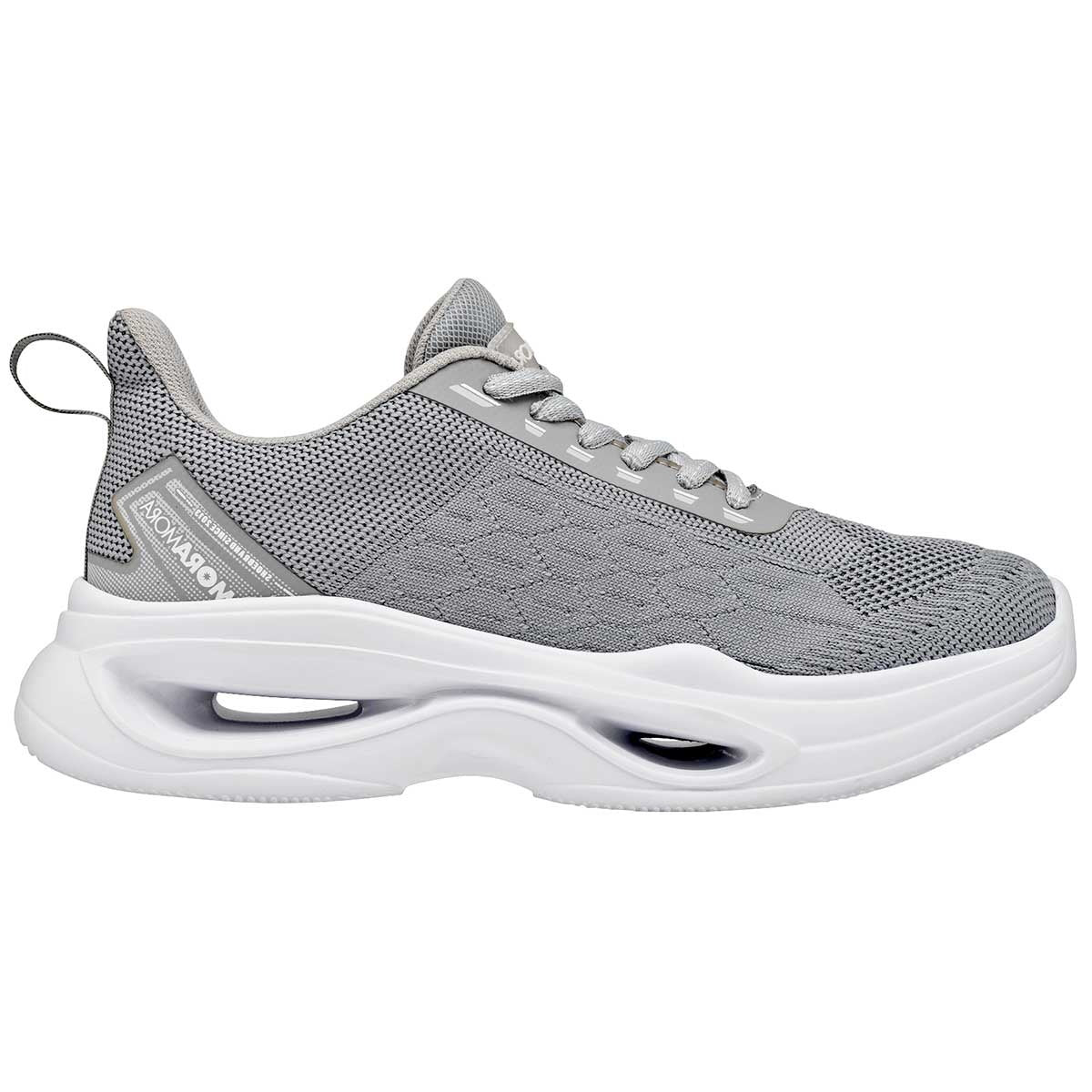 Tenis tipo deportivo Exterior Textil Color Gris Para Mujer De Moramora