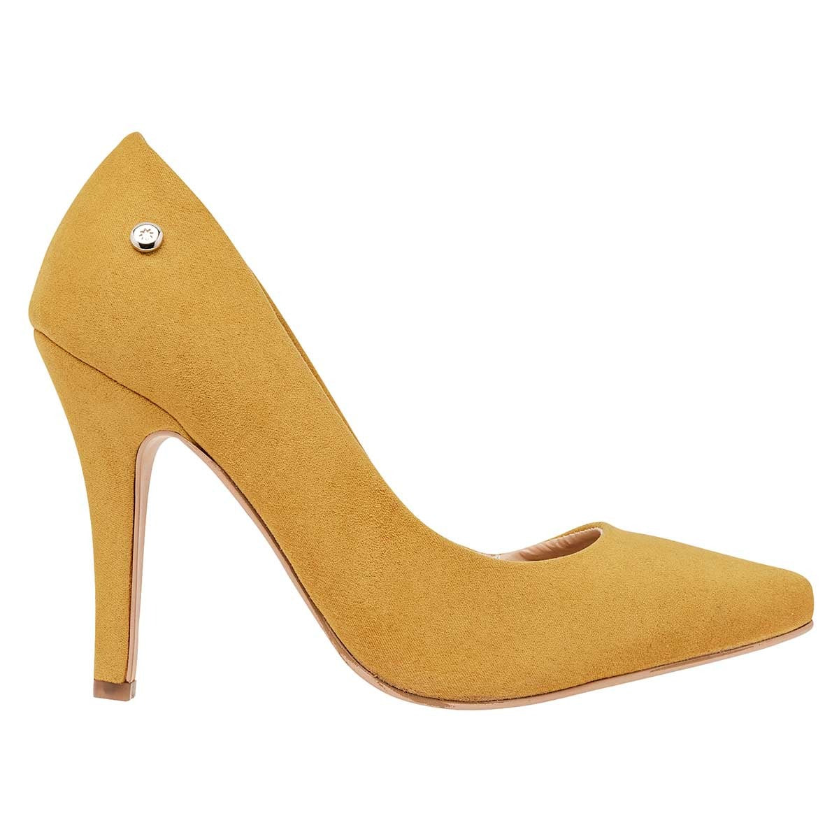 Zapatillas Exterior Textil Color Amarillo Para Mujer De Moramora