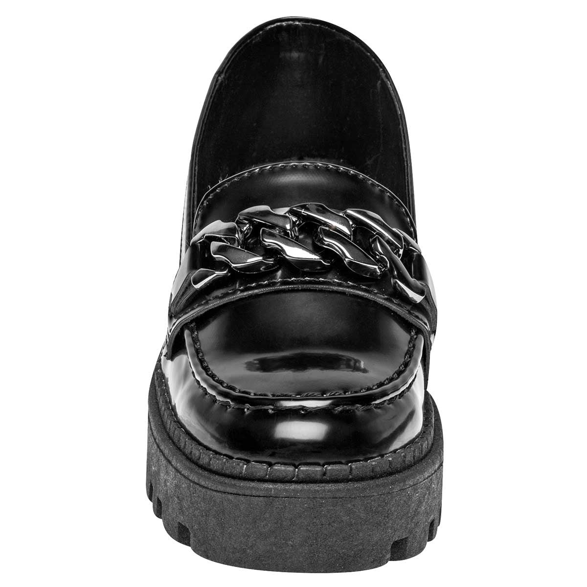 Mocasines Exterior Sintético Color Negro Para Mujer De Moramora