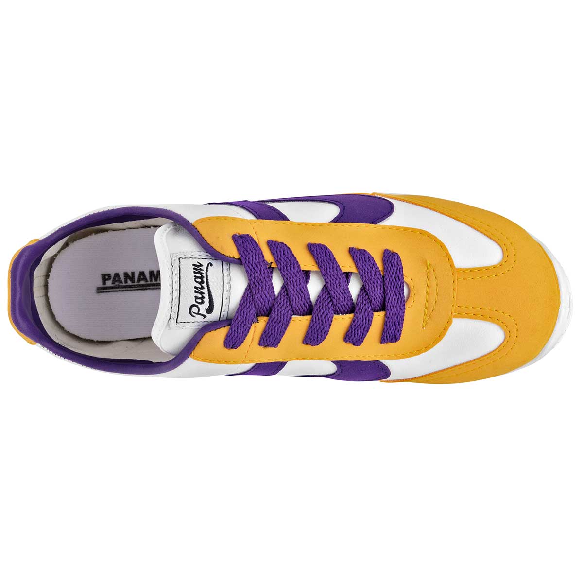 Tenis Con cordones Exterior Piel sintética Color Blanco Para Mujer De Panam