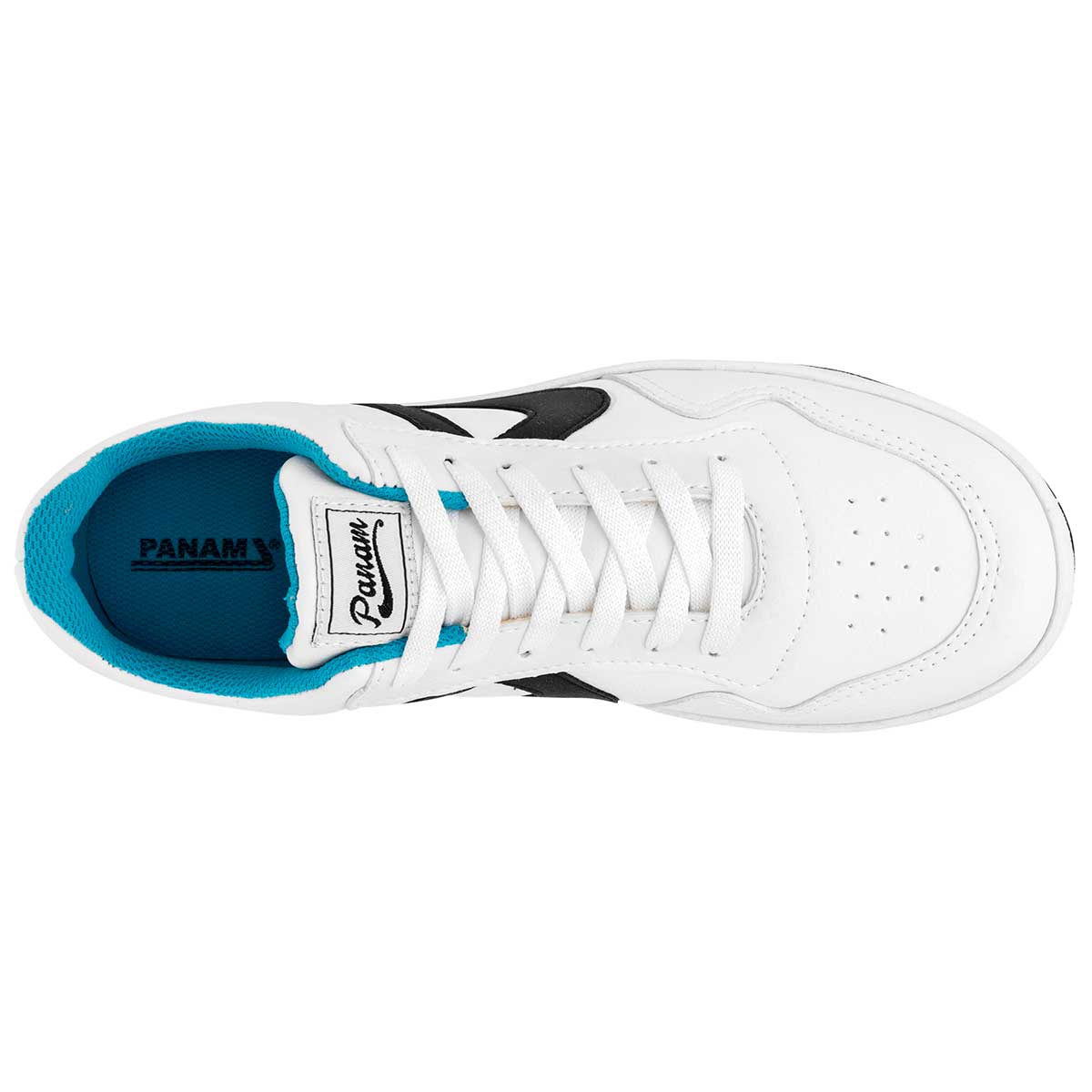 Tenis tipo deportivo Exterior Piel sintética Color Blanco Para Mujer De Panam